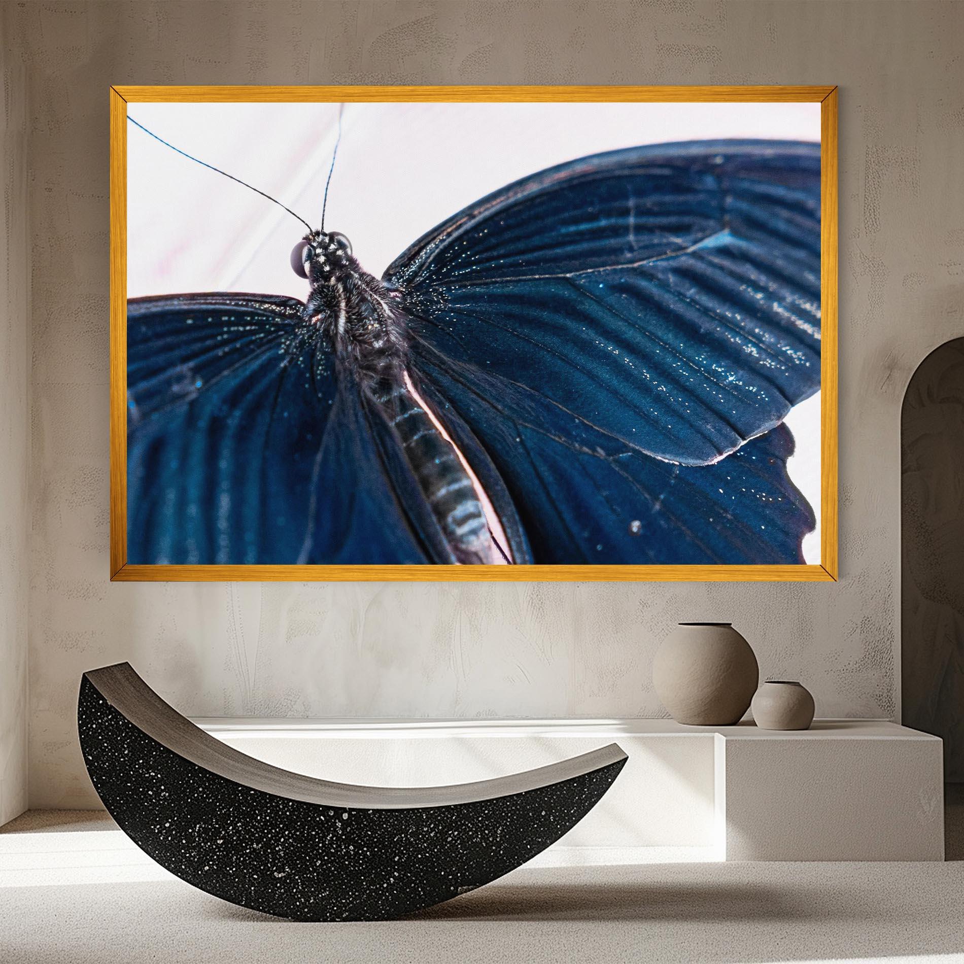 Tablou Canvas Blue Butterfly mockup 8