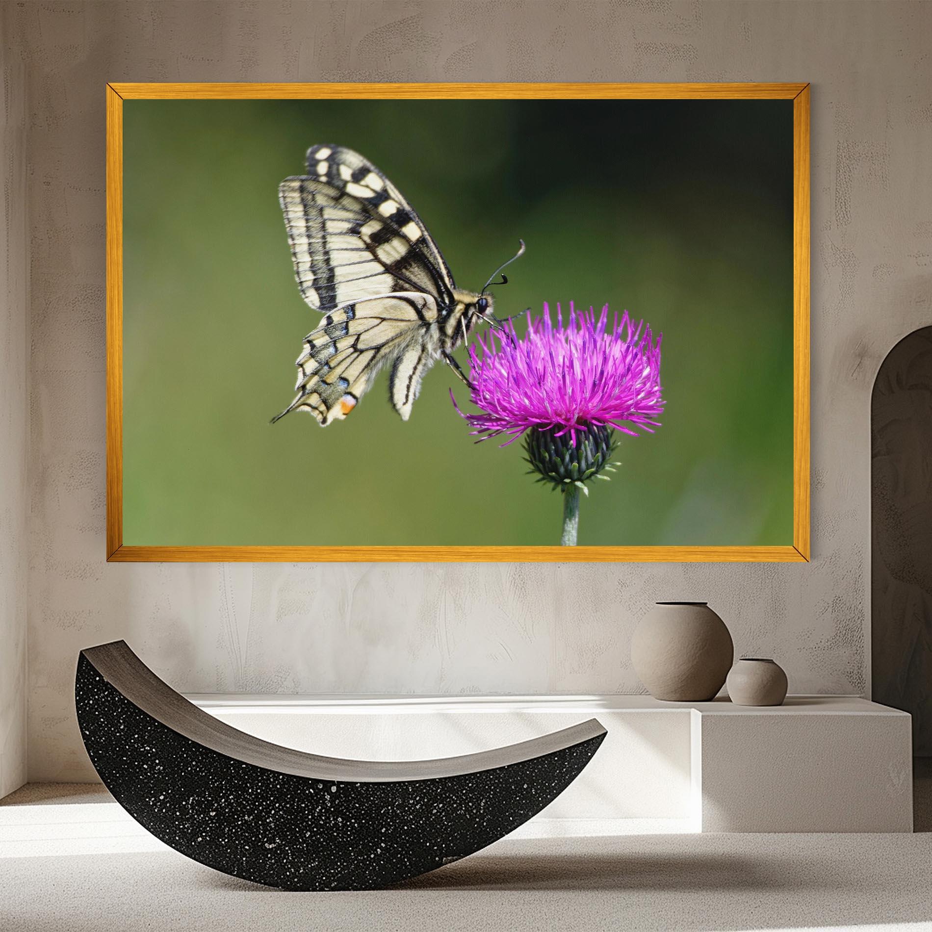 Tablou Canvas White Butterfly Pollen mockup 8