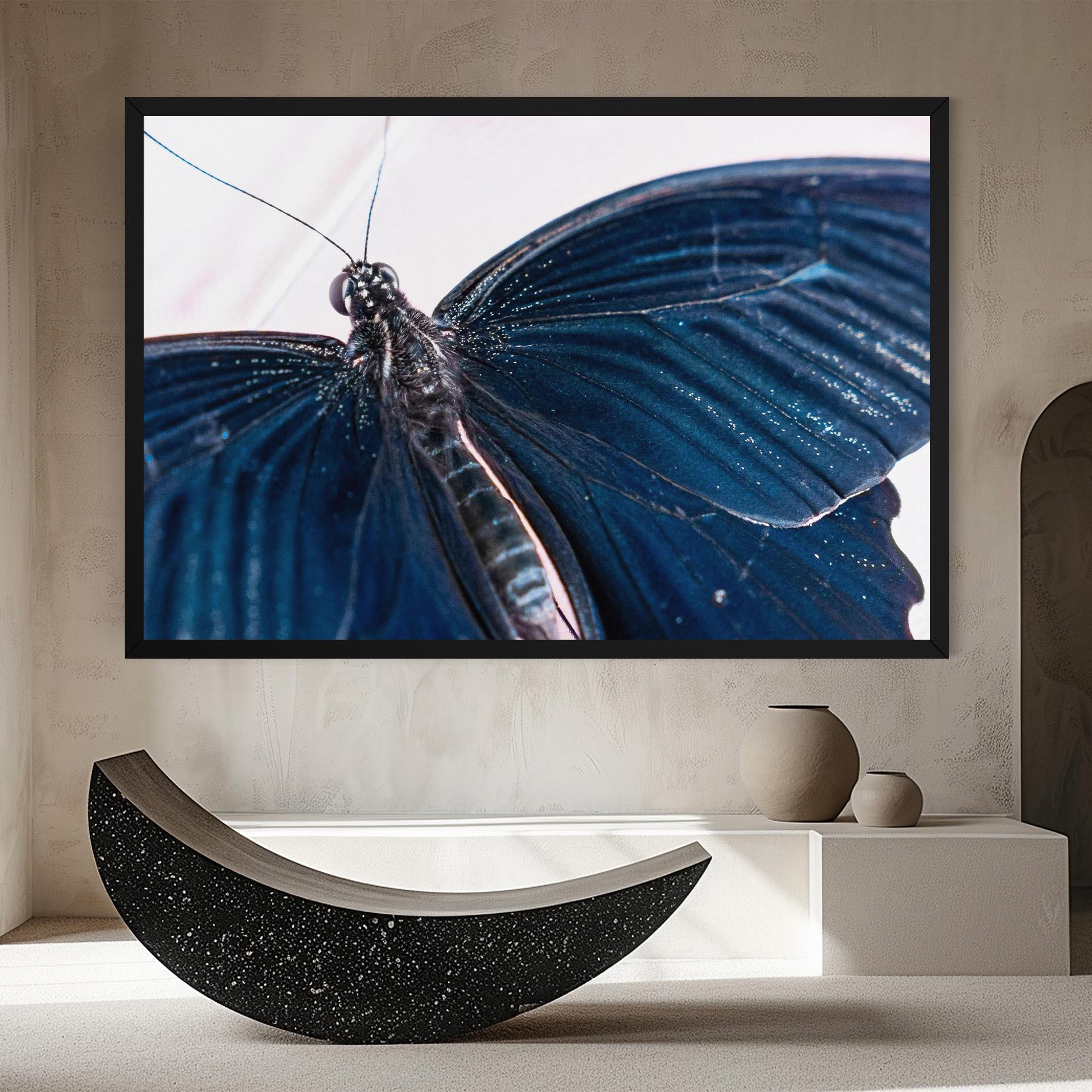 Tablou Canvas Blue Butterfly mockup 8