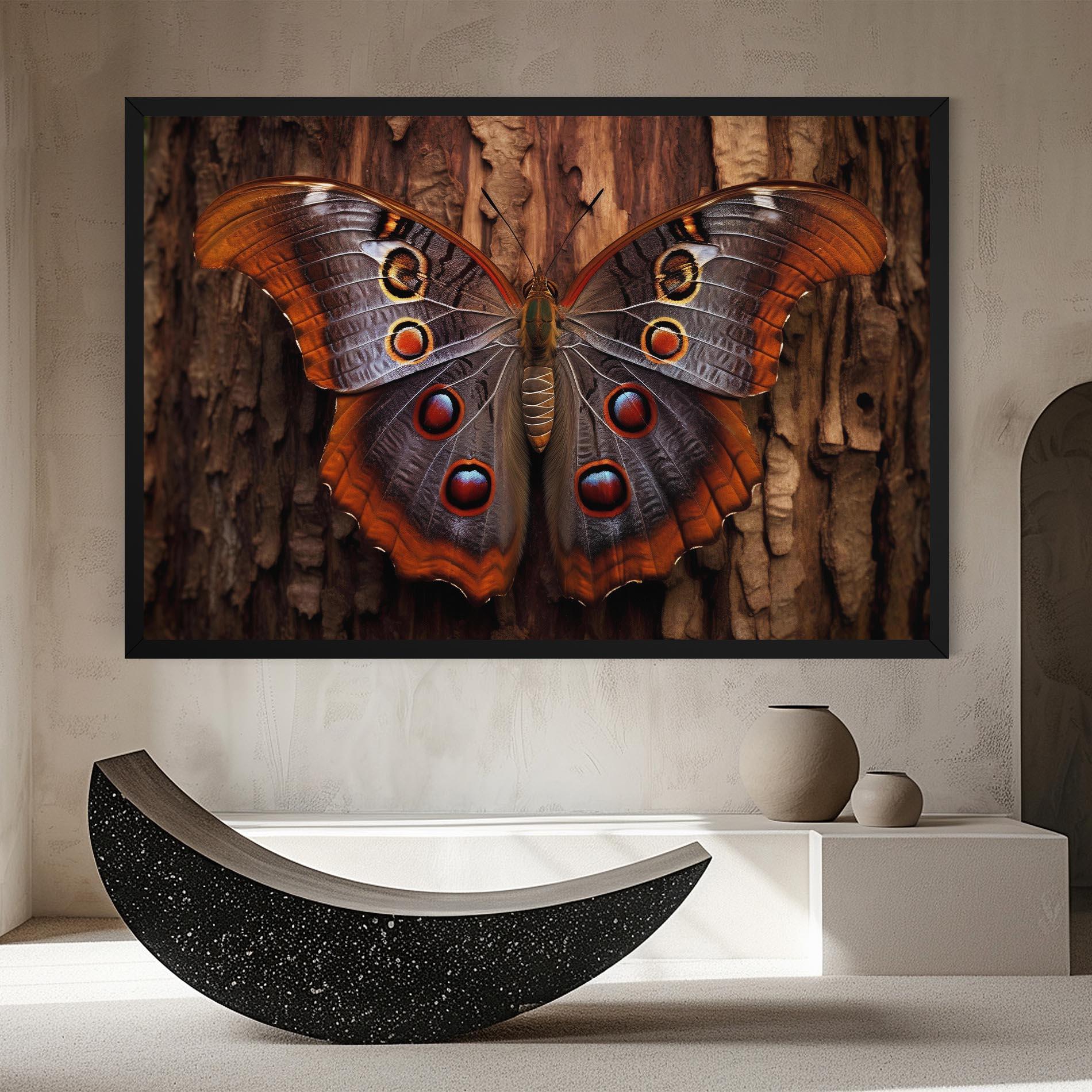 Tablou Canvas Brown Eyes Butterfly mockup 8