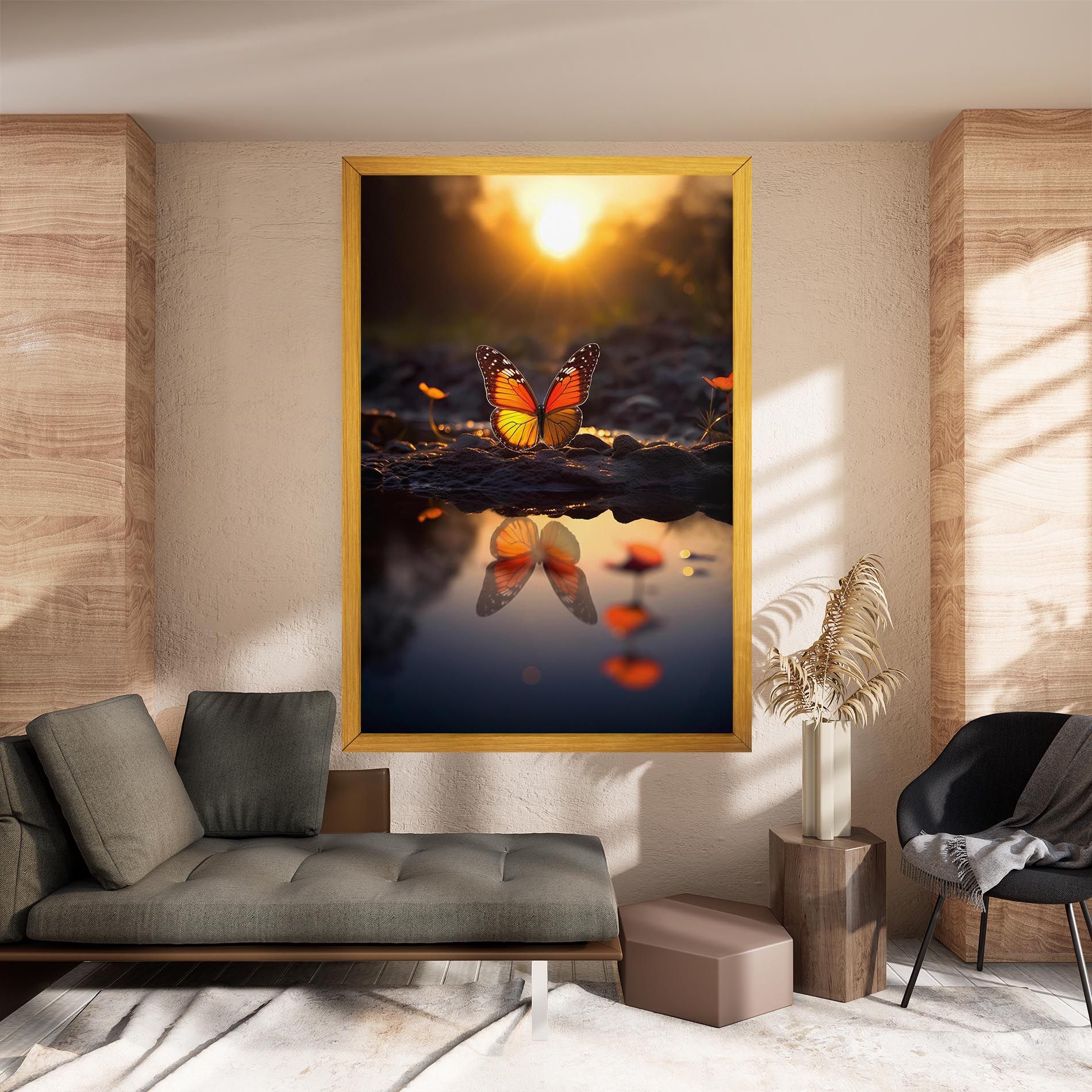 Sun Water Butterfly mockup 8