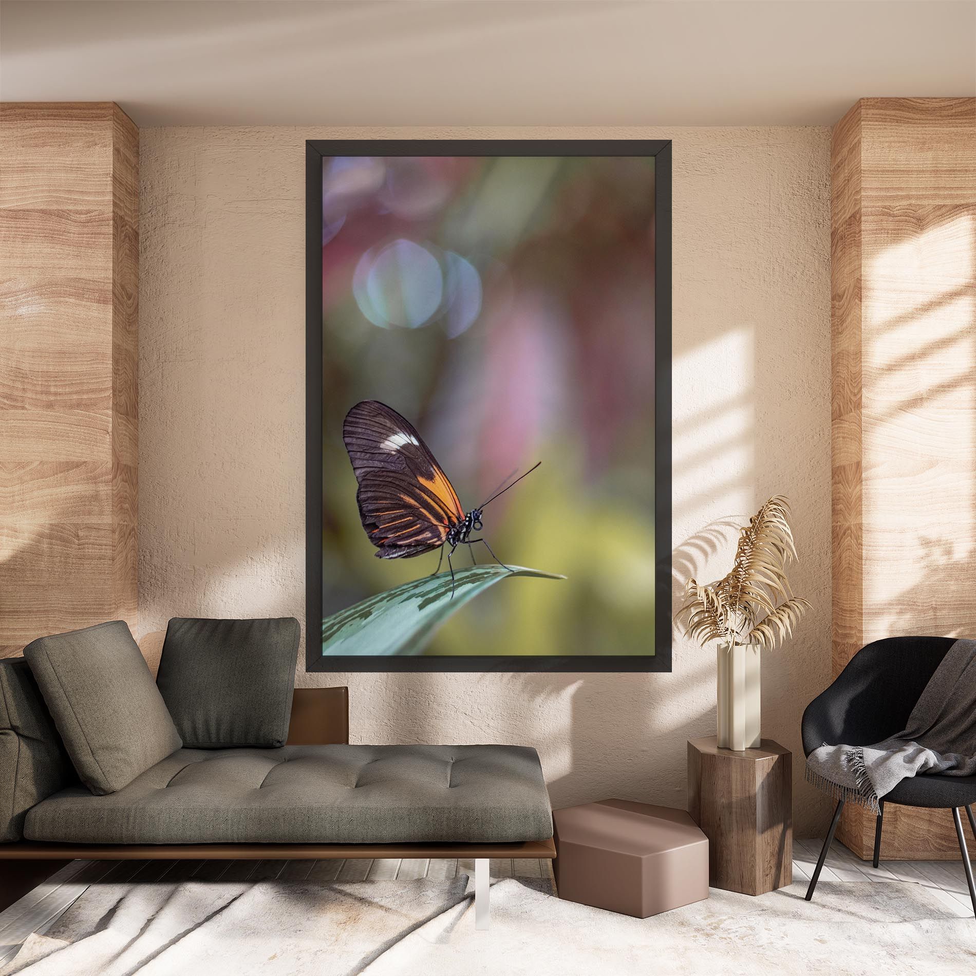 Dark Purple Butterfly mockup 8