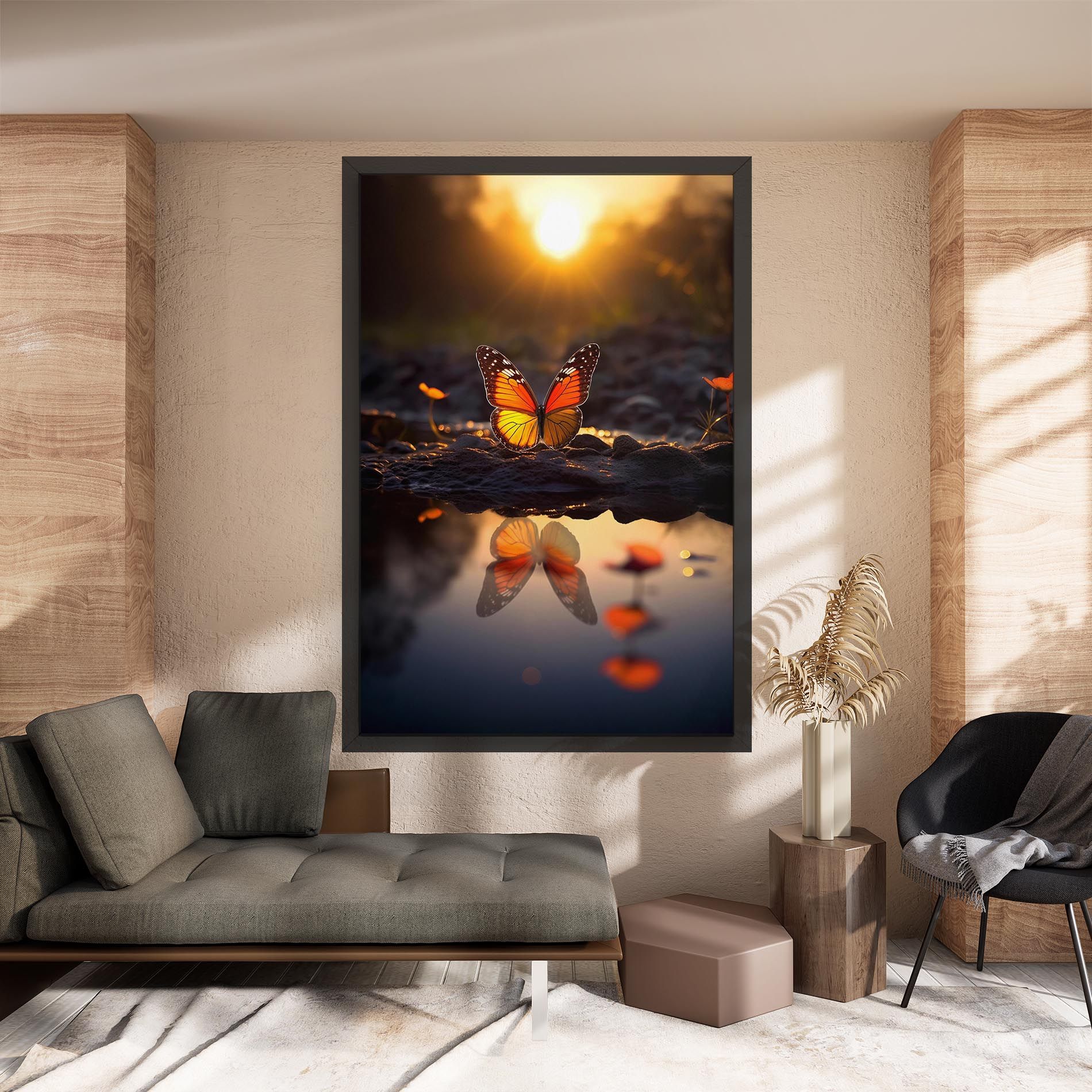 Sun Water Butterfly mockup 8