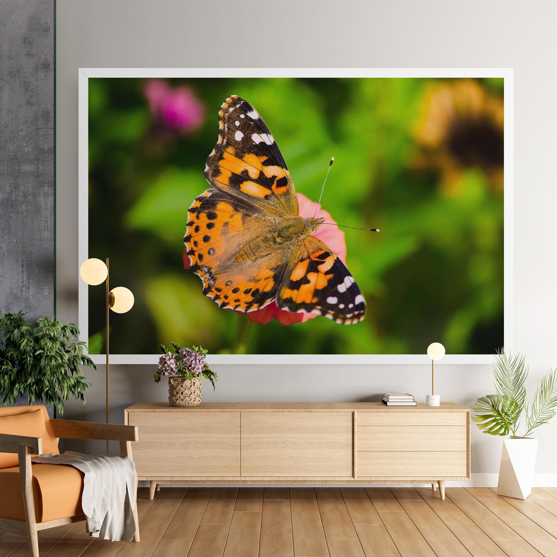 Butterfly On Flower mockup 9