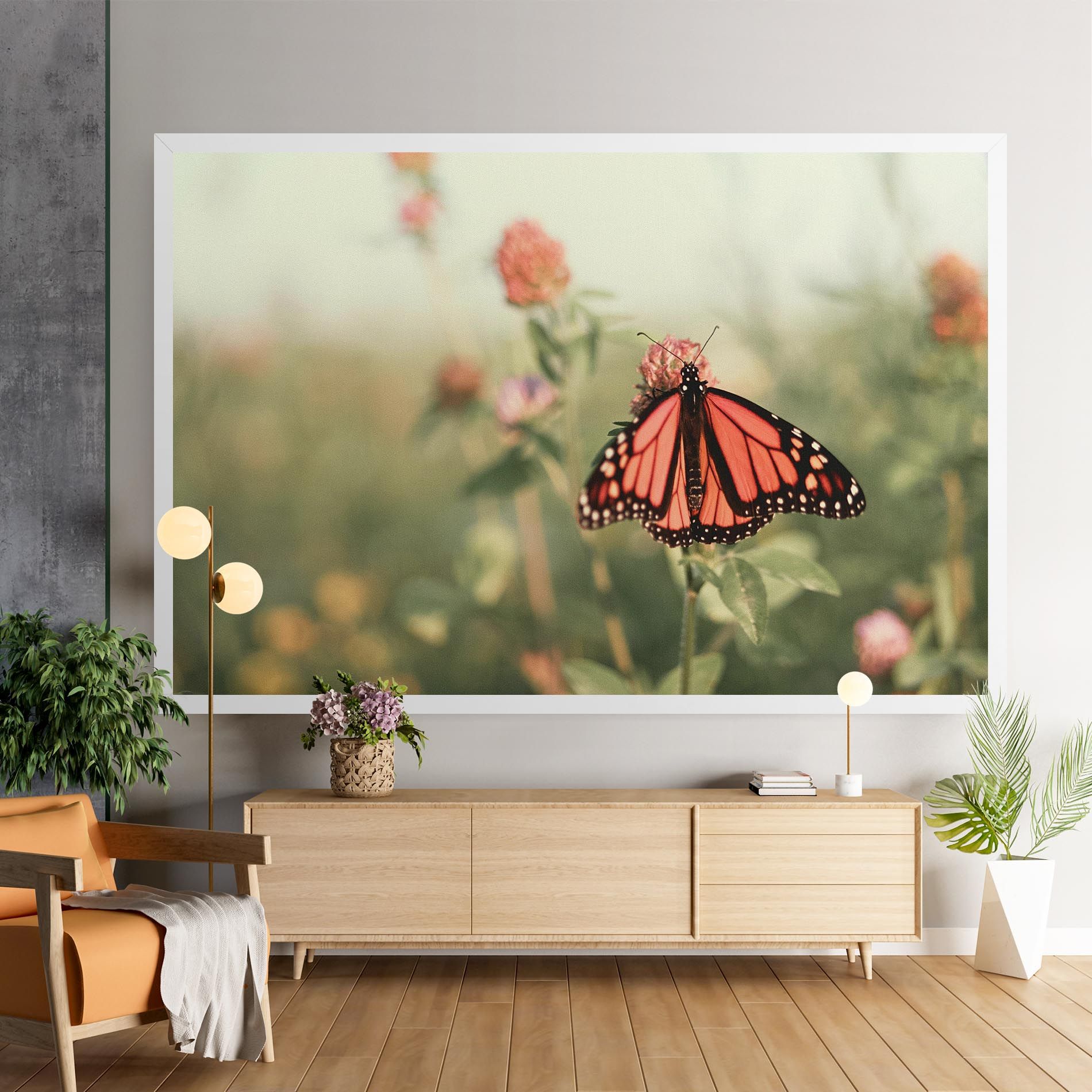 Light Red Butterfly mockup 9