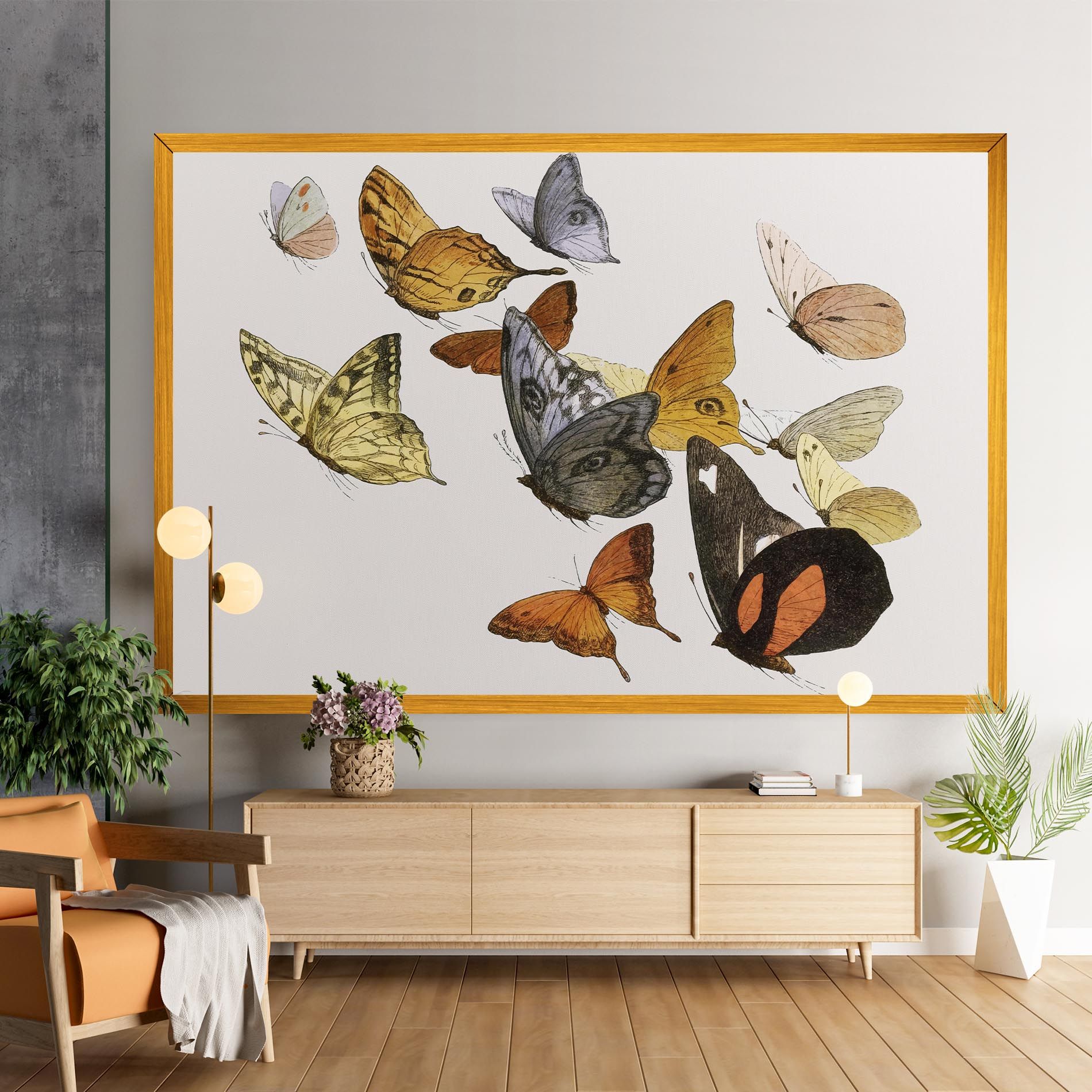 Butterfly Floating mockup 9