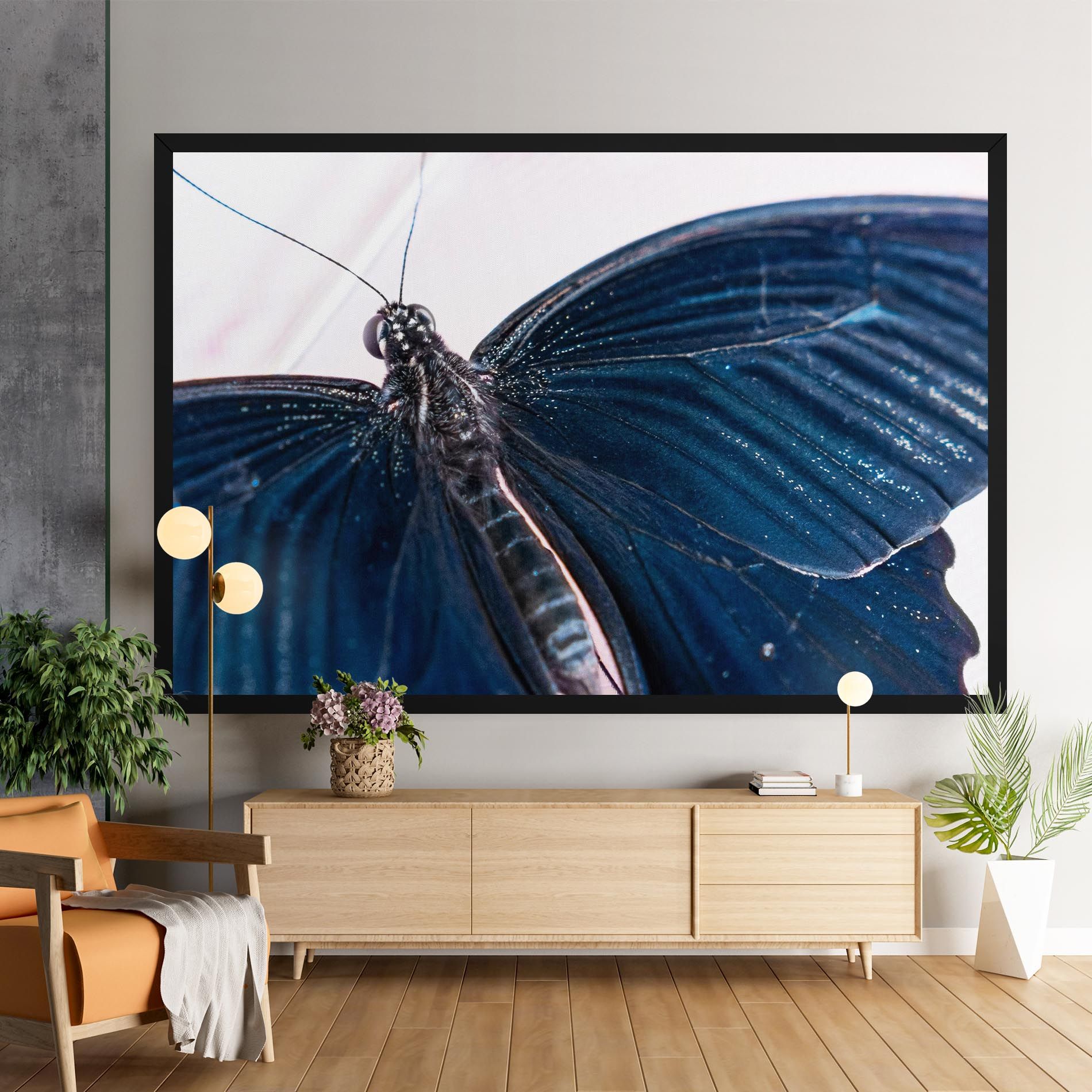 Blue Butterfly mockup 9