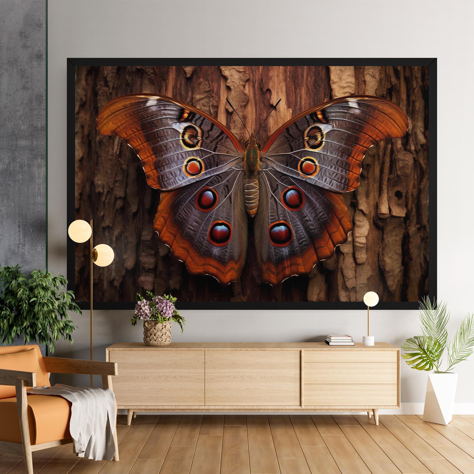 Tablou Canvas Brown Eyes Butterfly mockup 9