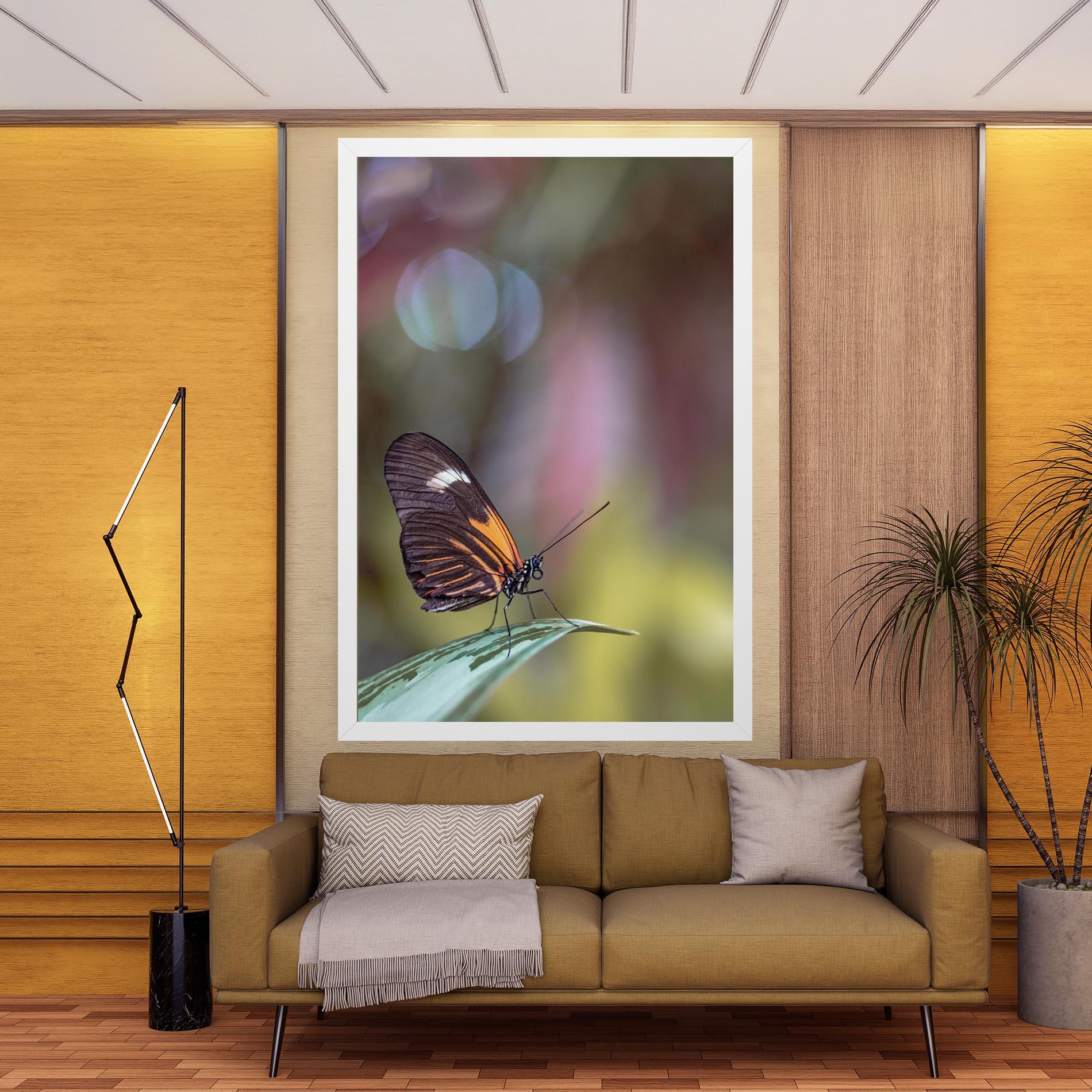 Tablou Canvas Dark Purple Butterfly mockup 9