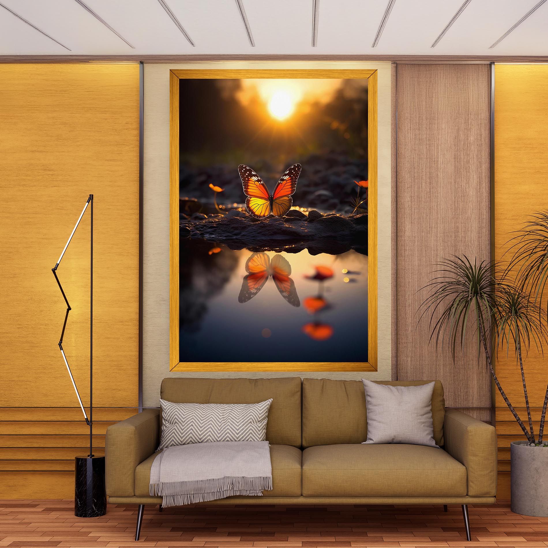 Sun Water Butterfly mockup 9