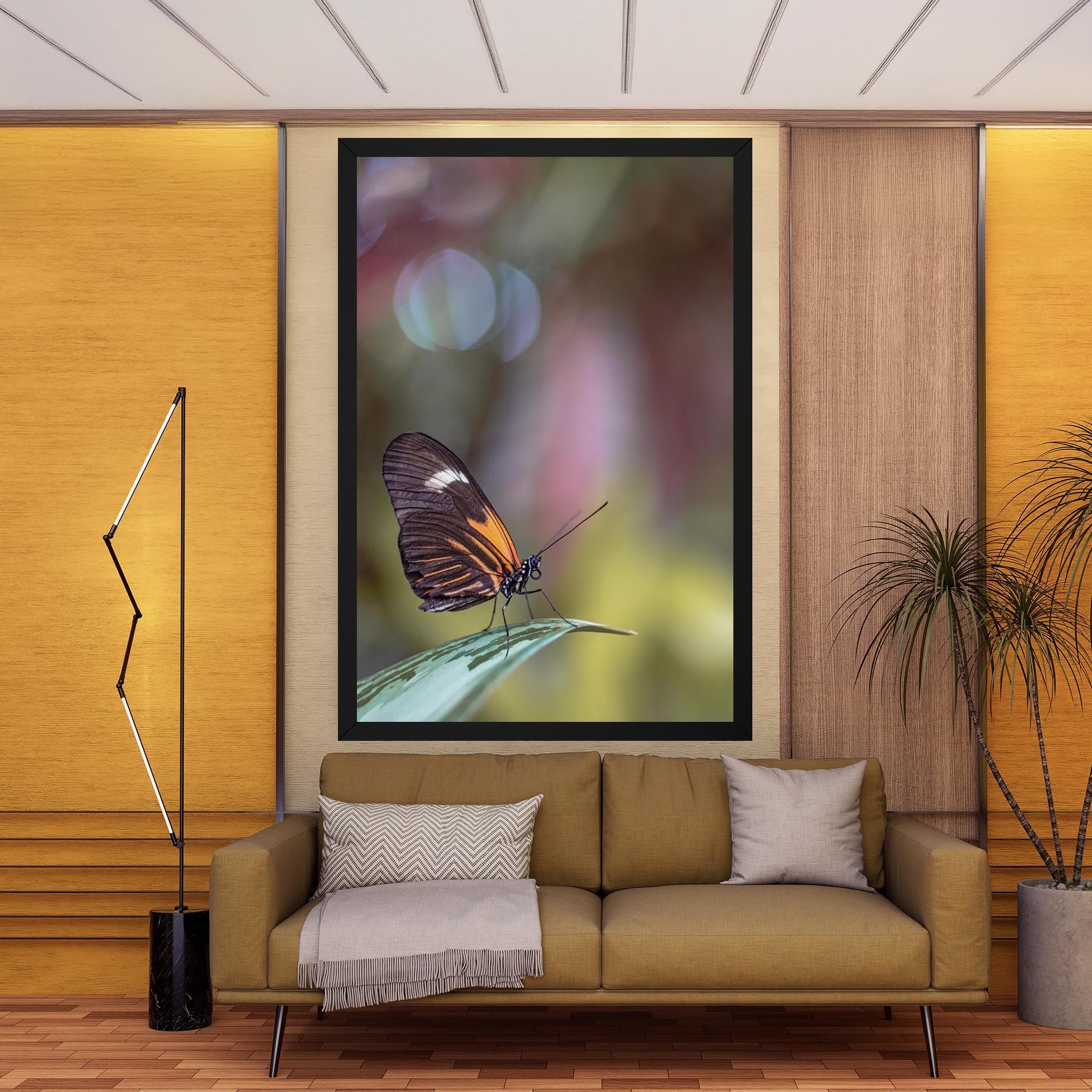 Dark Purple Butterfly mockup 9