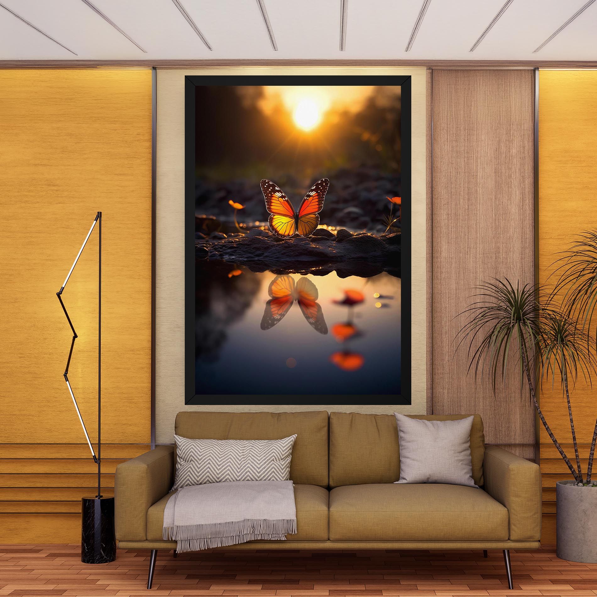 Sun Water Butterfly mockup 9