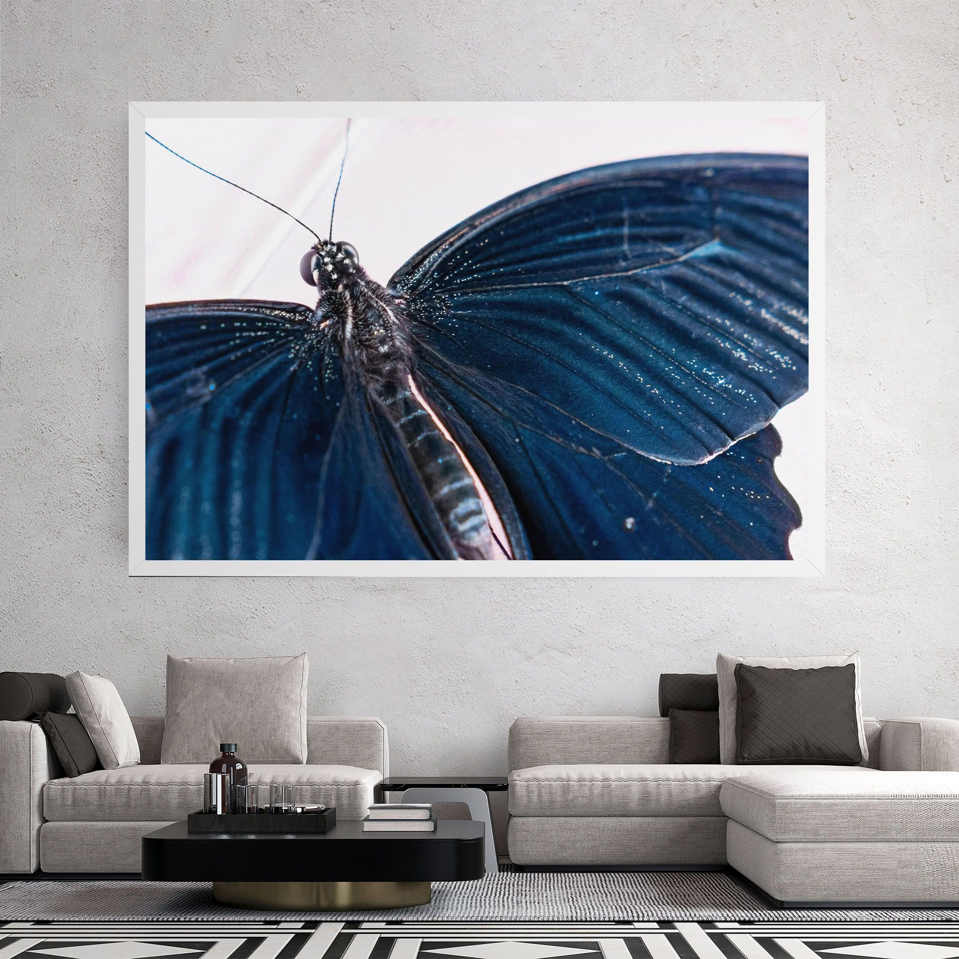 Blue Butterfly mockup 2
