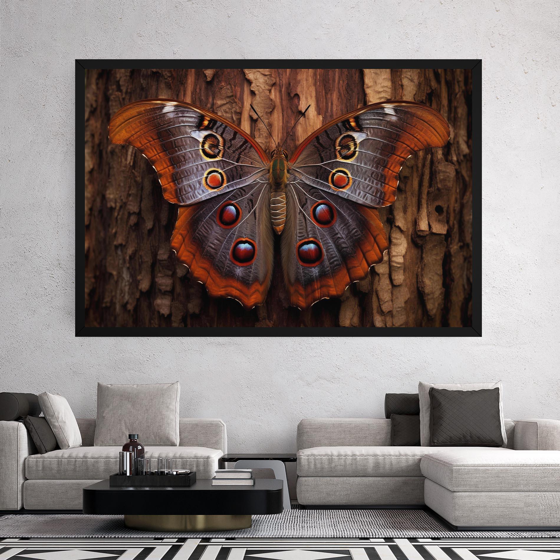 Tablou Canvas Brown Eyes Butterfly mockup 2