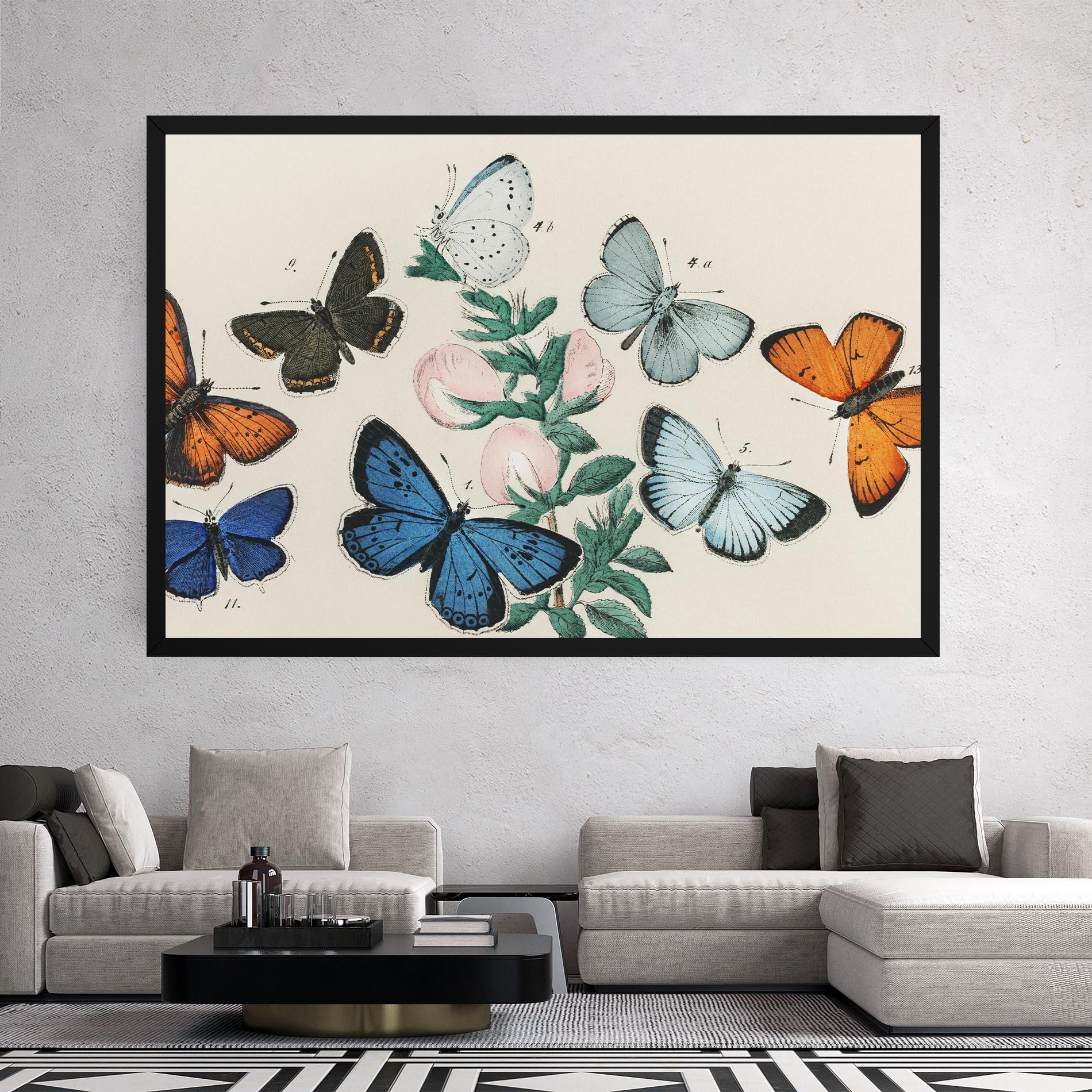 Tablou Canvas Moving Butterflies mockup 2