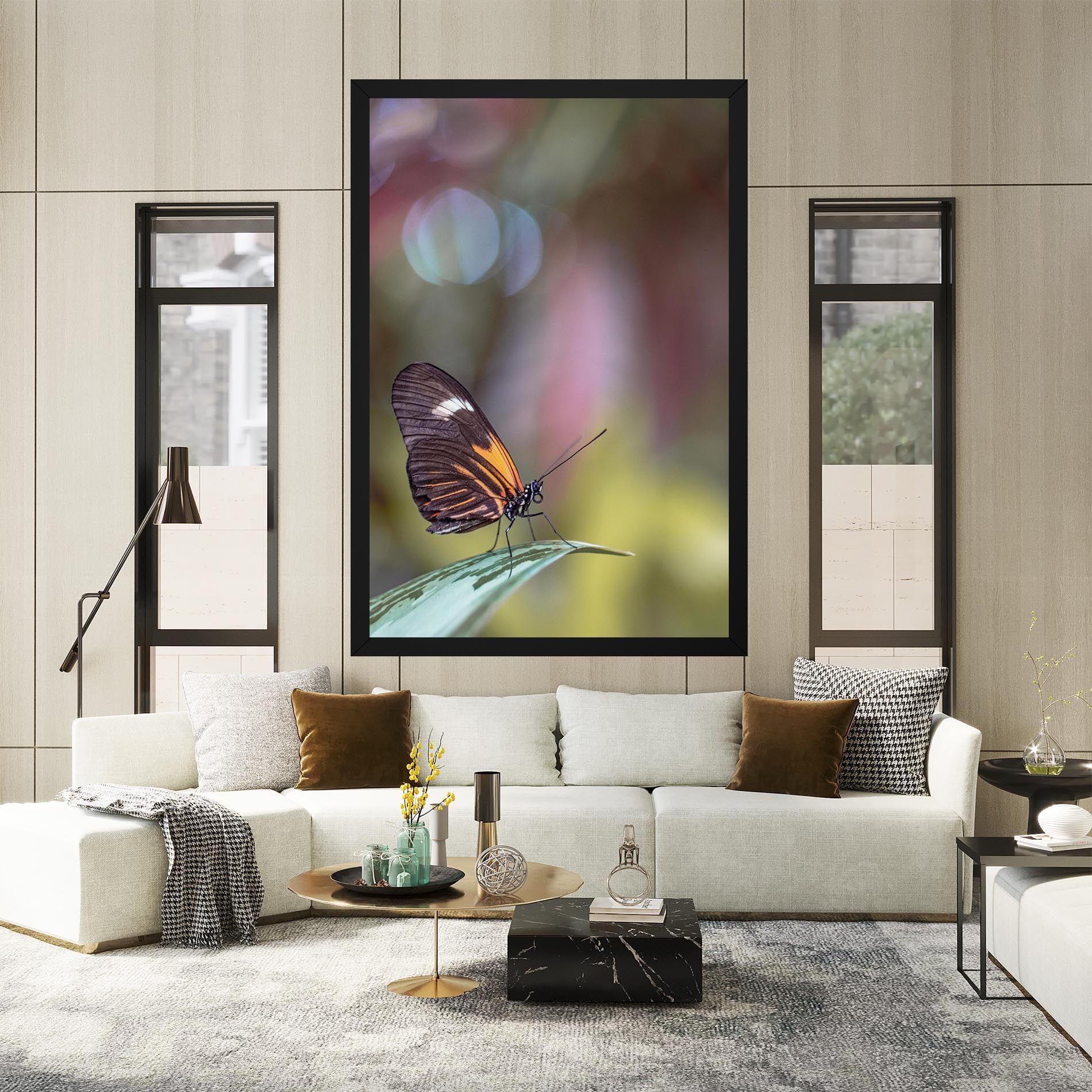 Dark Purple Butterfly mockup 2