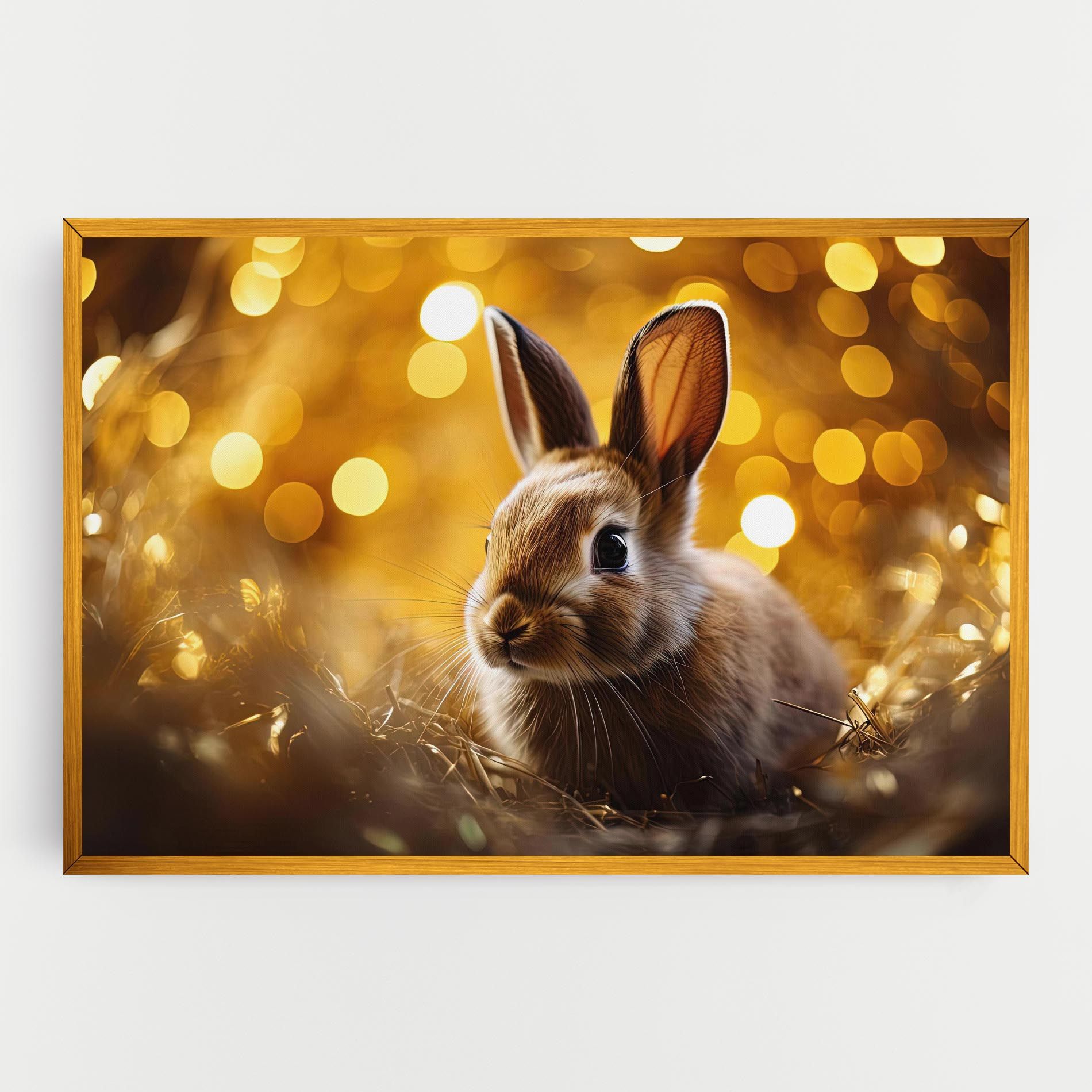 Gold Lights Bunny mockup 0