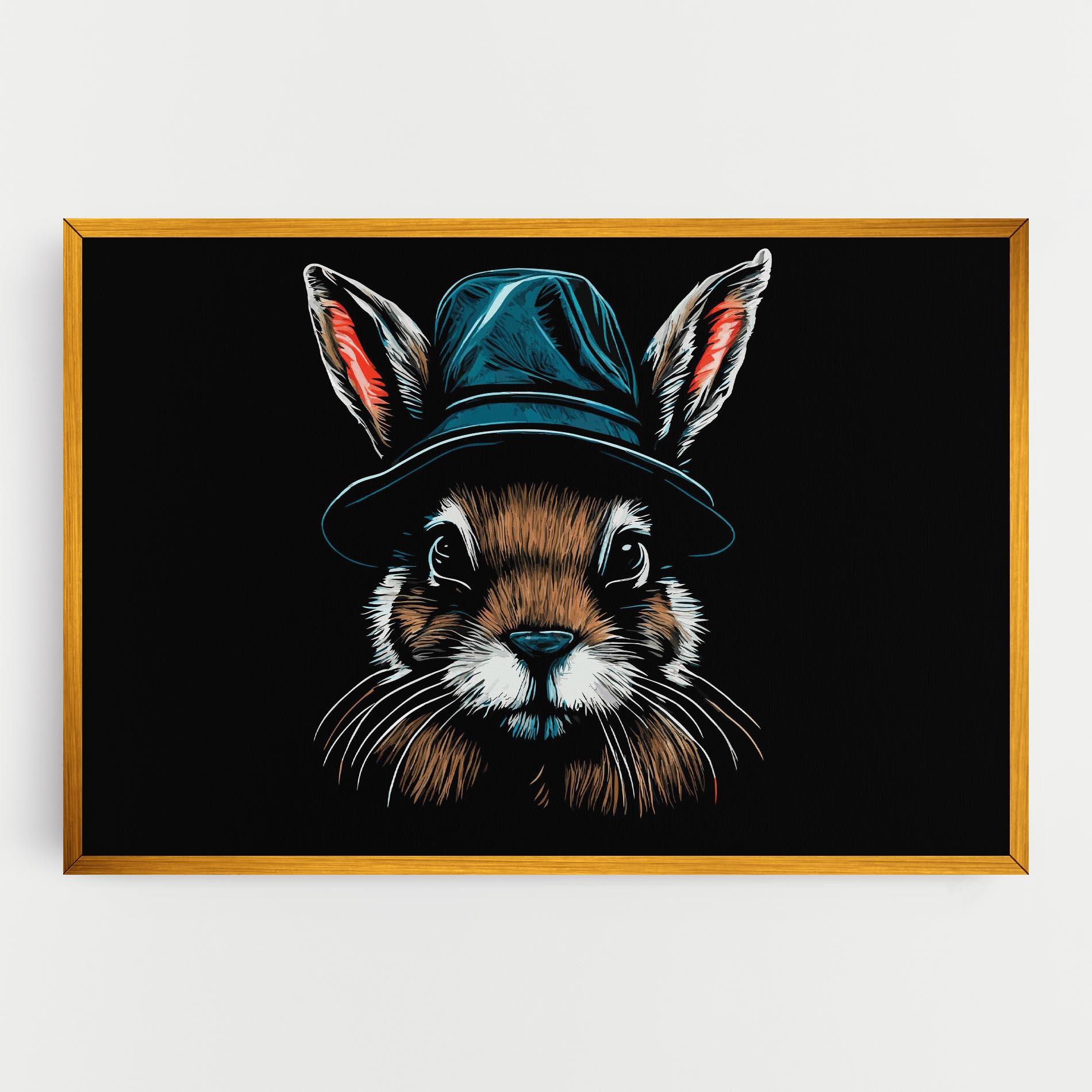 Tablou Canvas Hat Bunny mockup 0