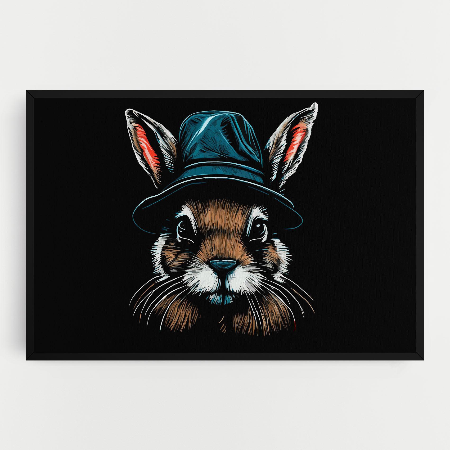 Tablou Canvas Hat Bunny mockup 0
