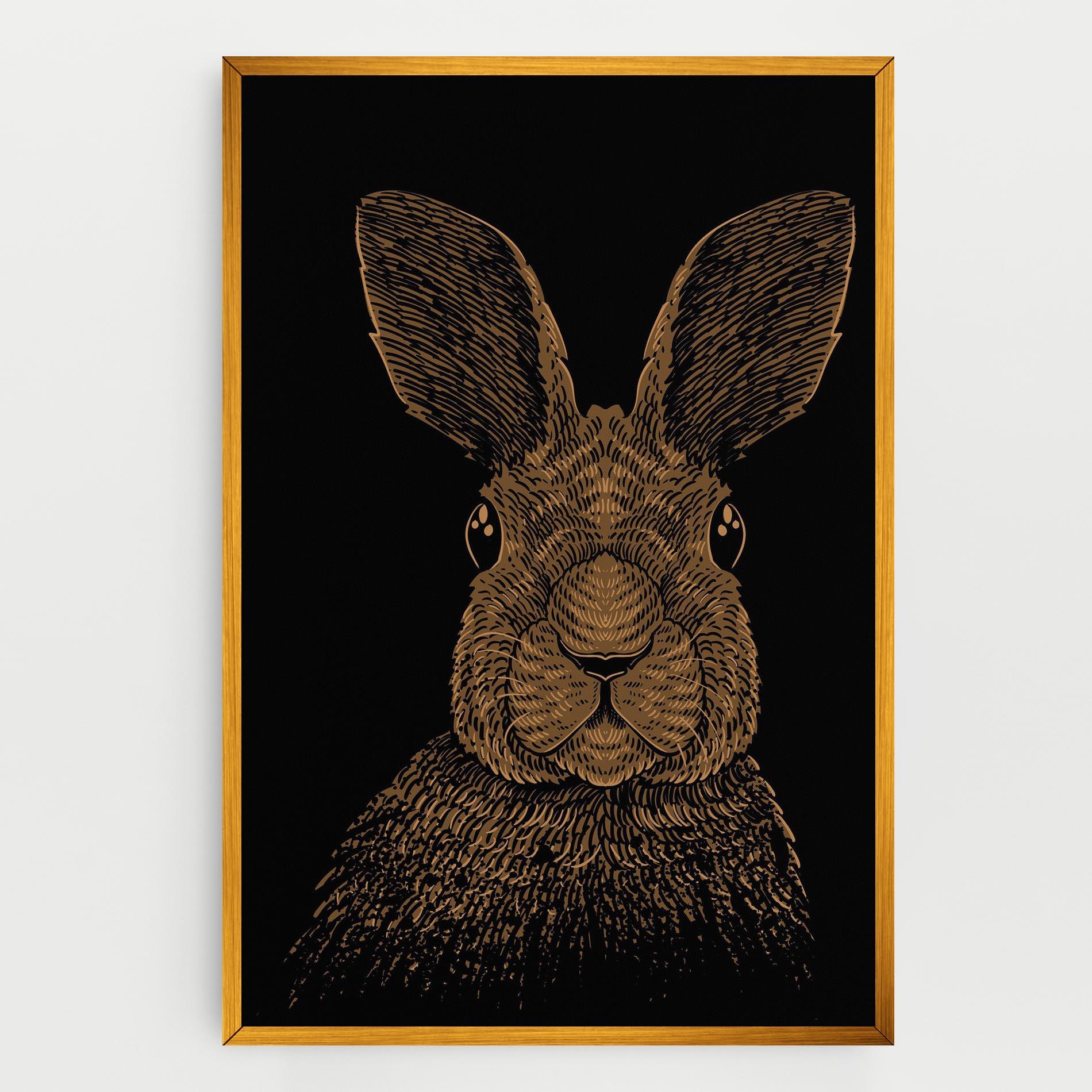 Tablou Canvas Brown Bunny mockup 0