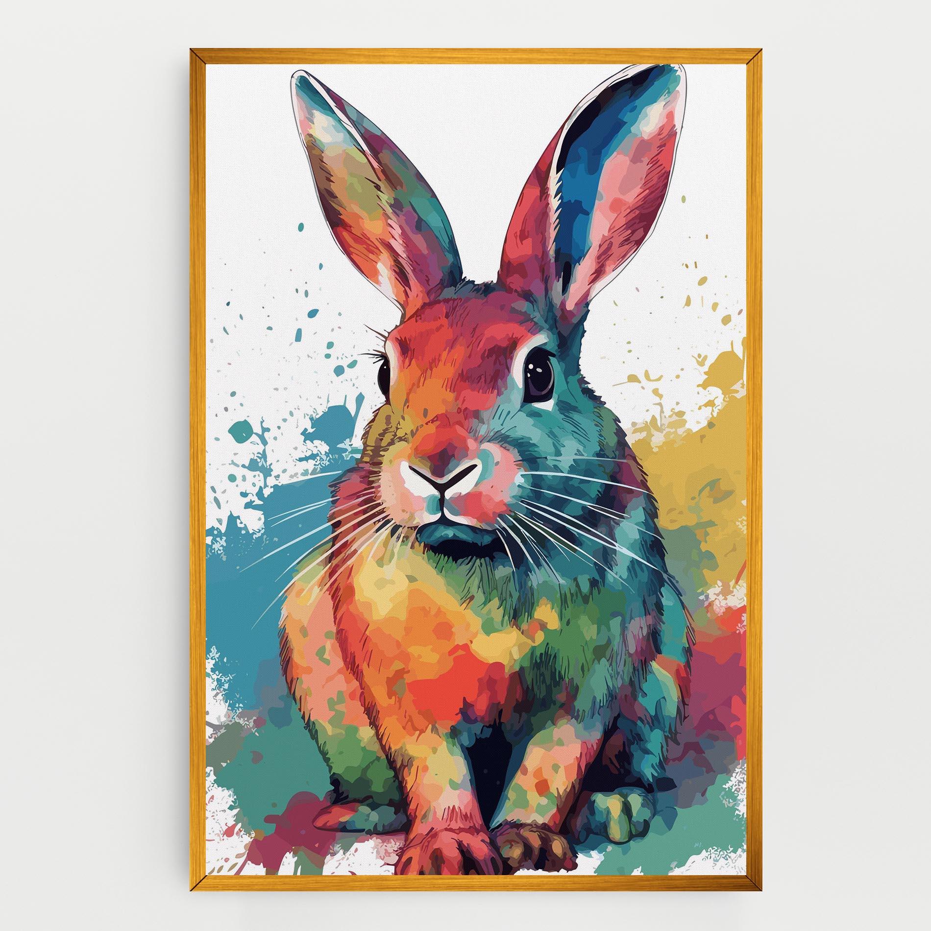 Tablou Canvas Brush Rabbit mockup 0