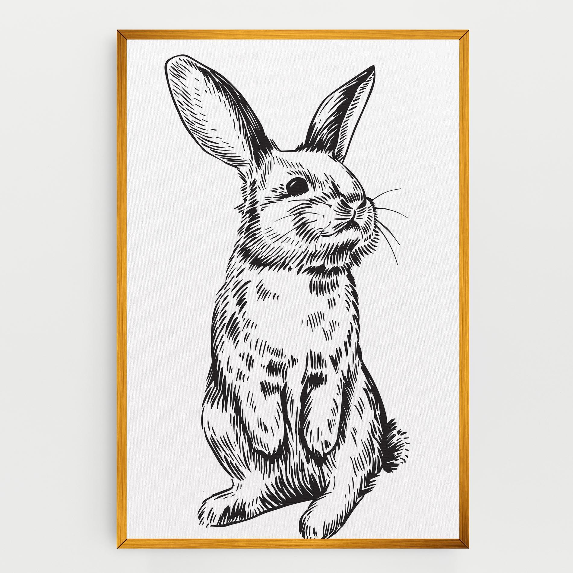 Tablou Canvas Cute Bunny mockup 0