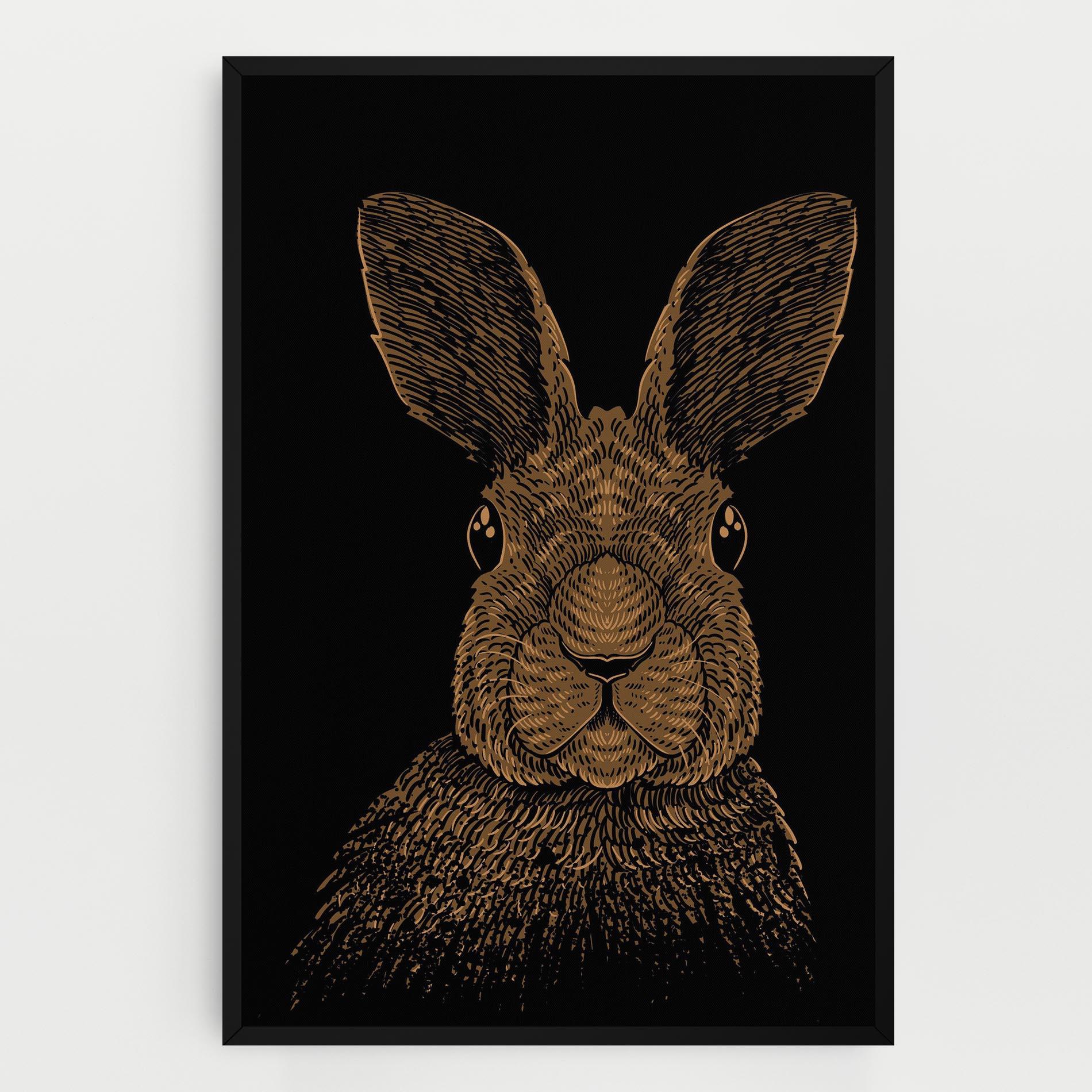 Tablou Canvas Brown Bunny mockup 0
