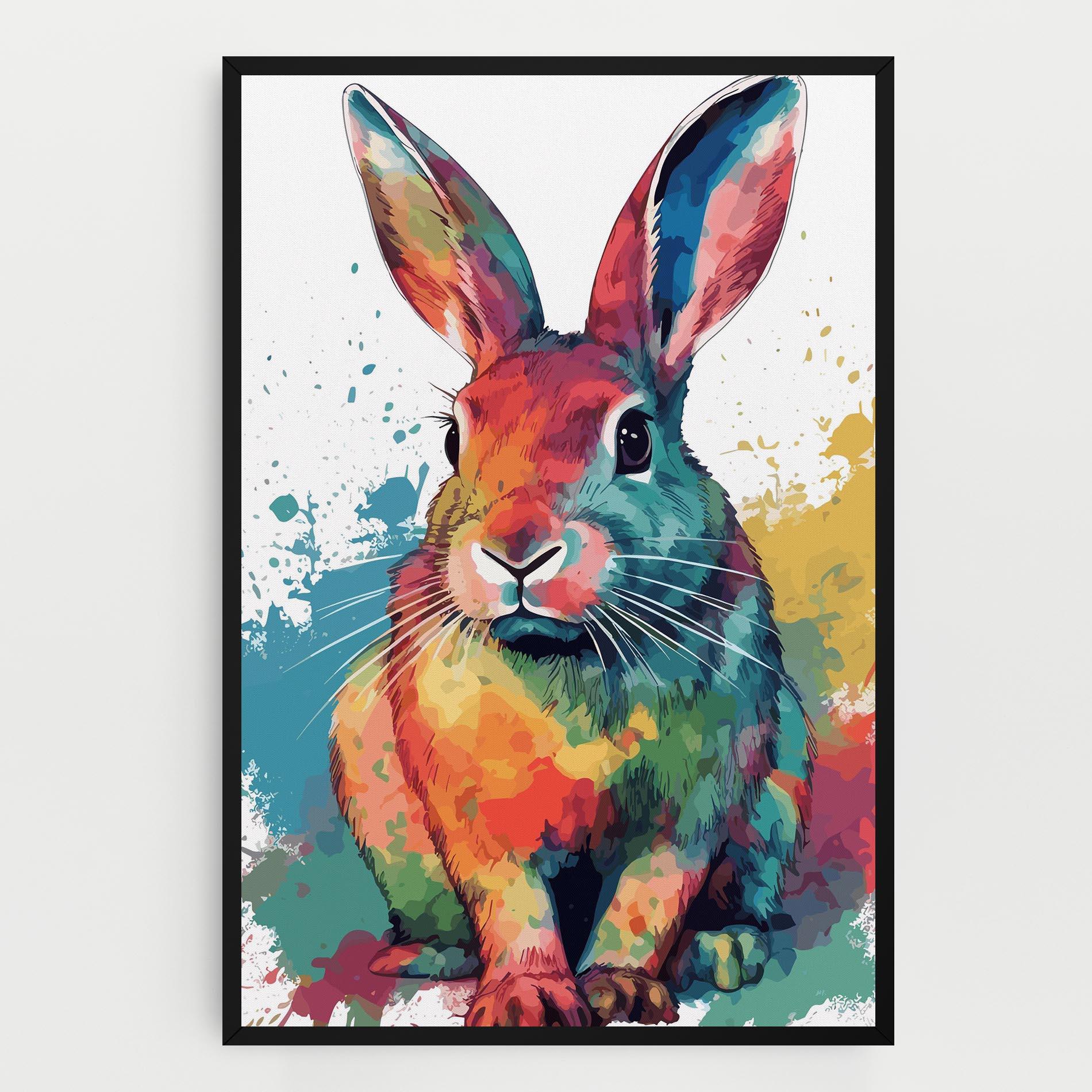 Tablou Canvas Brush Rabbit mockup 0