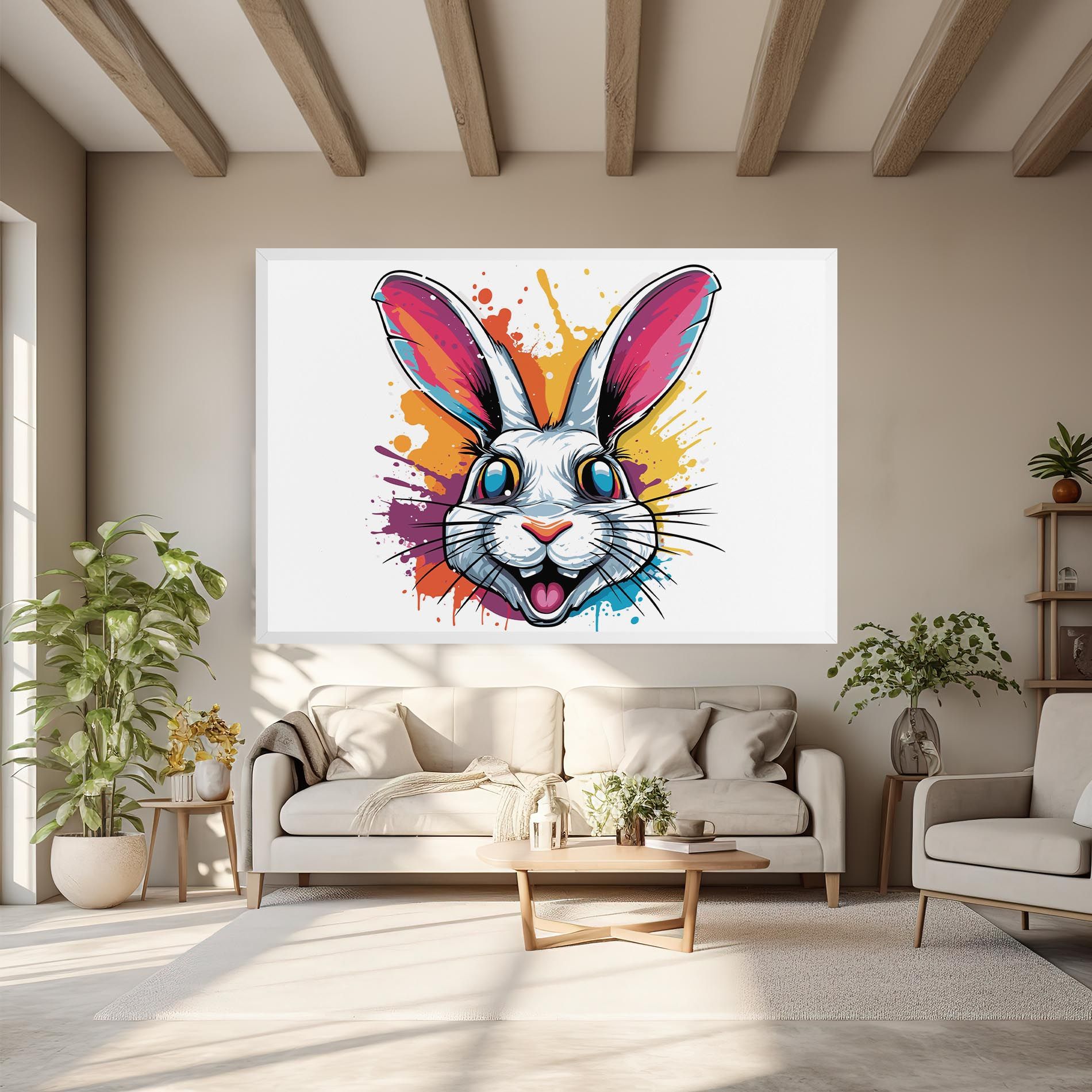 Crazy Bunny mockup 6