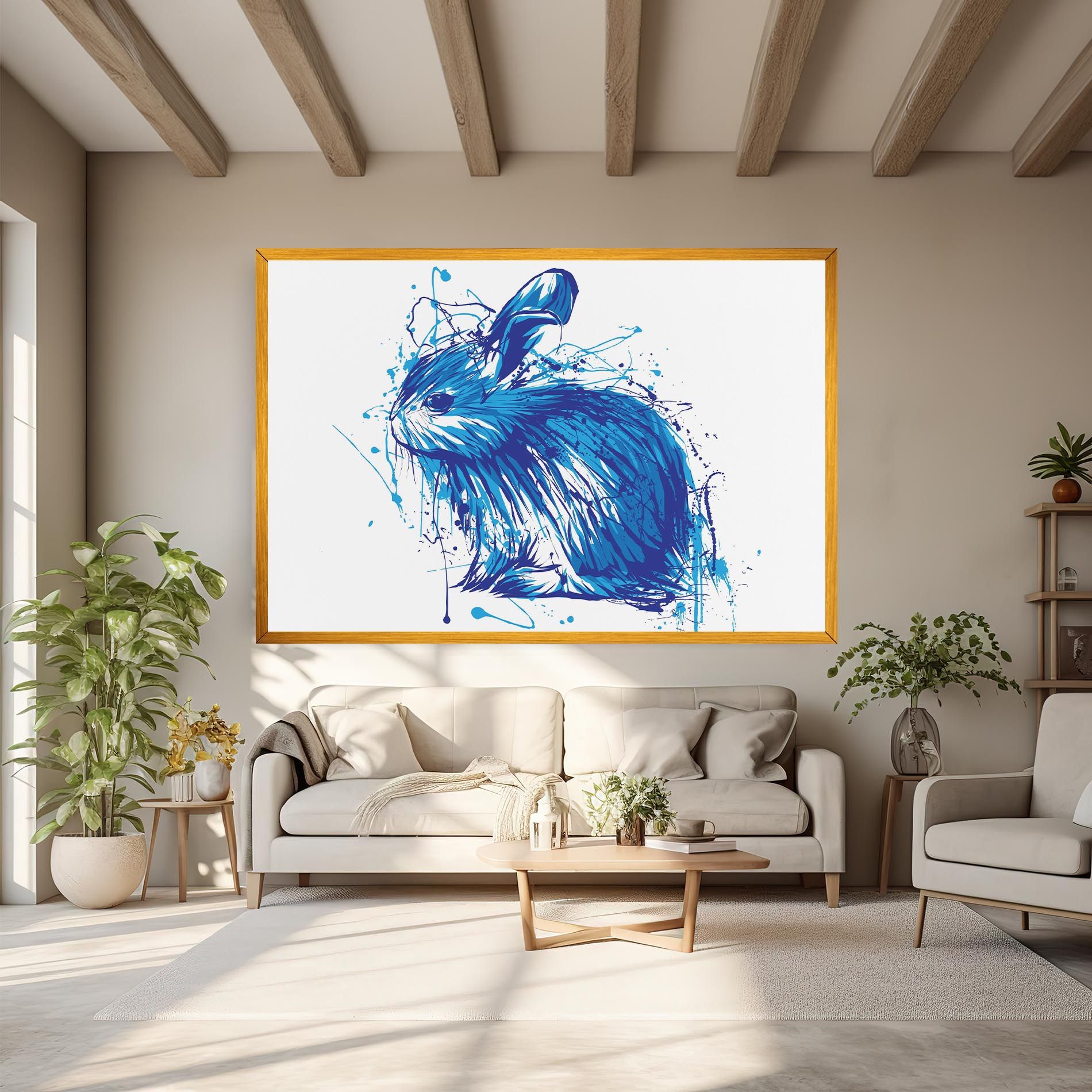 Blue Bunny mockup 6