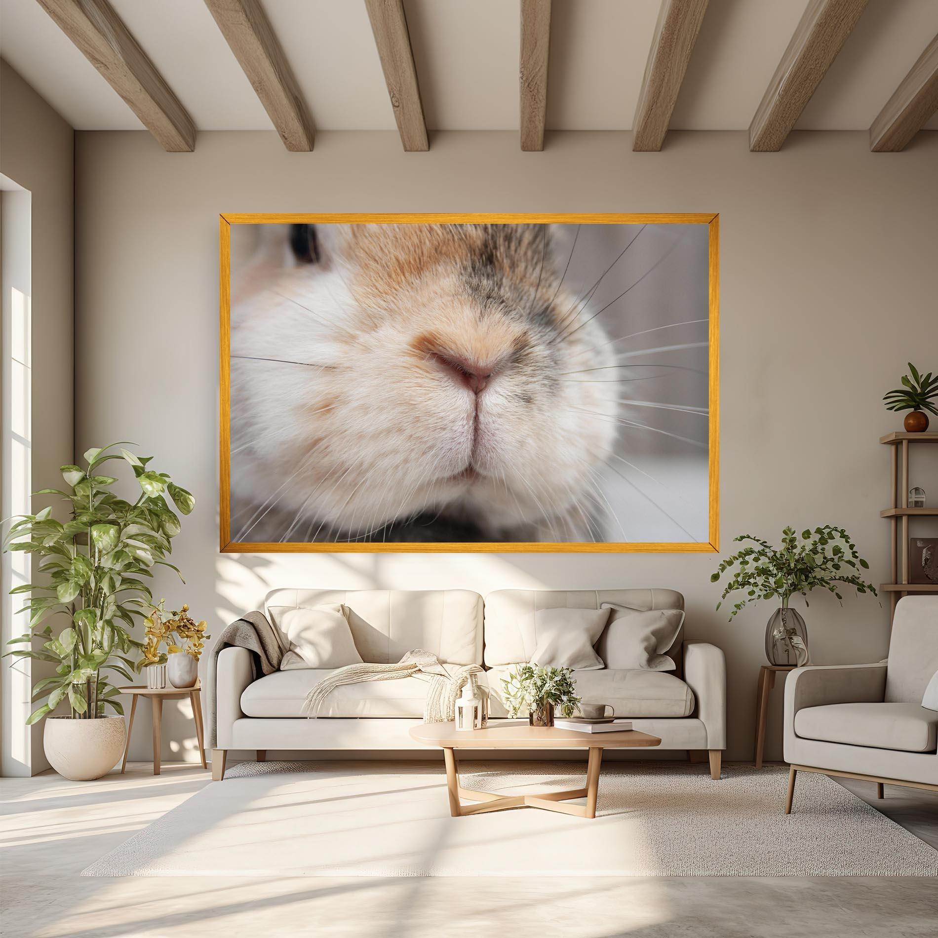 Tablou Canvas Close Up Bunny mockup 6