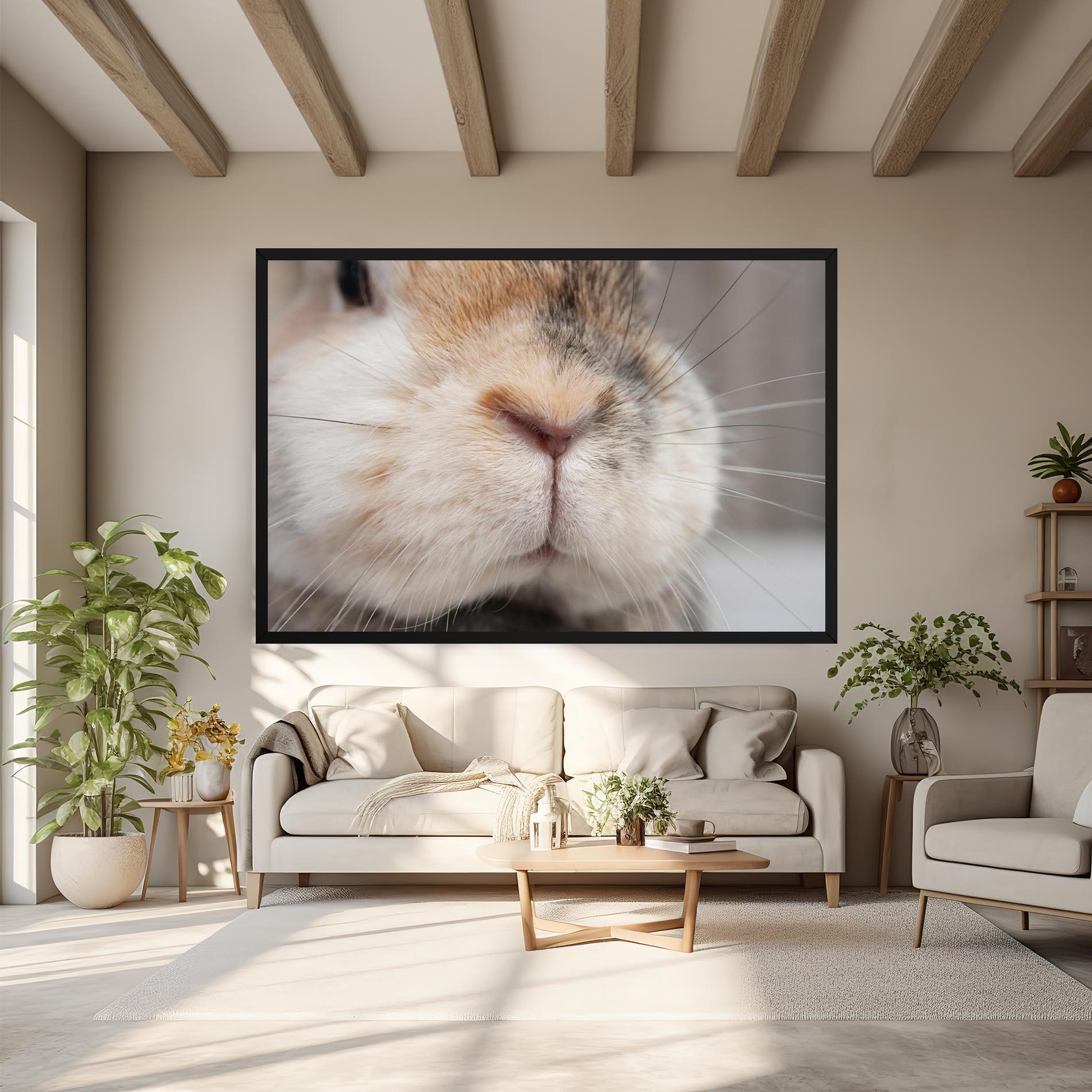 Tablou Canvas Close Up Bunny mockup 6