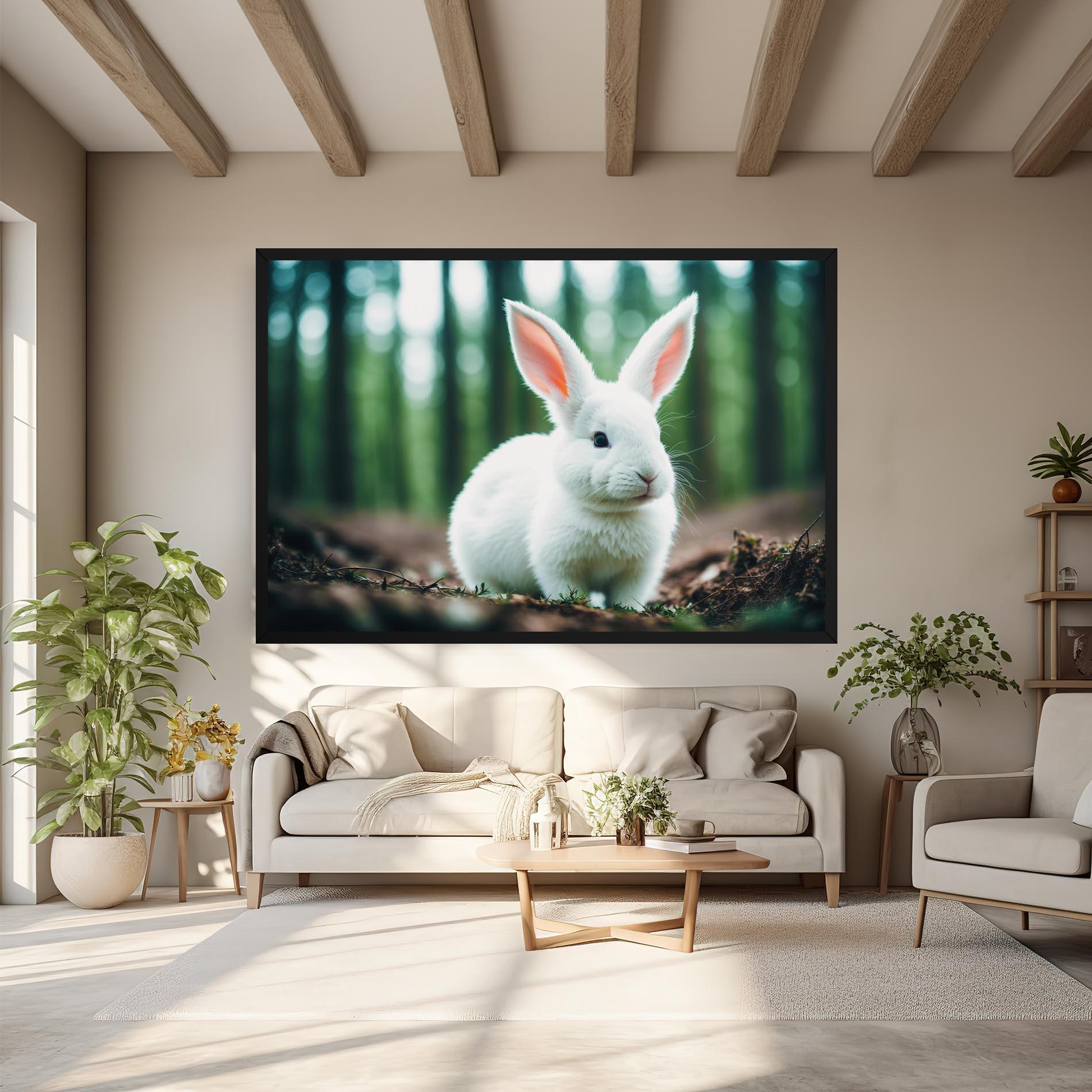 Tablou Canvas Forest Bunny mockup 6