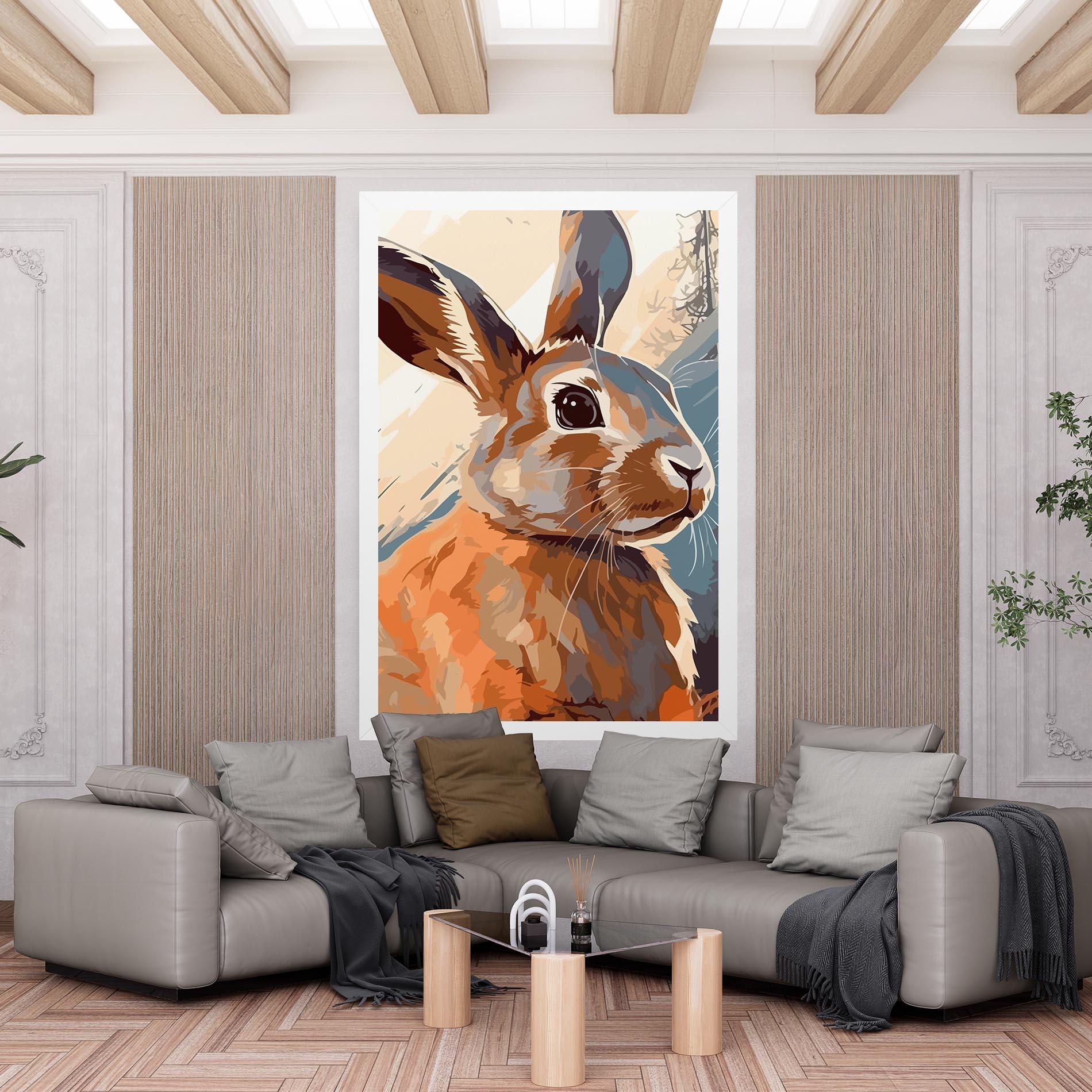 Tablou Canvas Anime Rabbit mockup 6