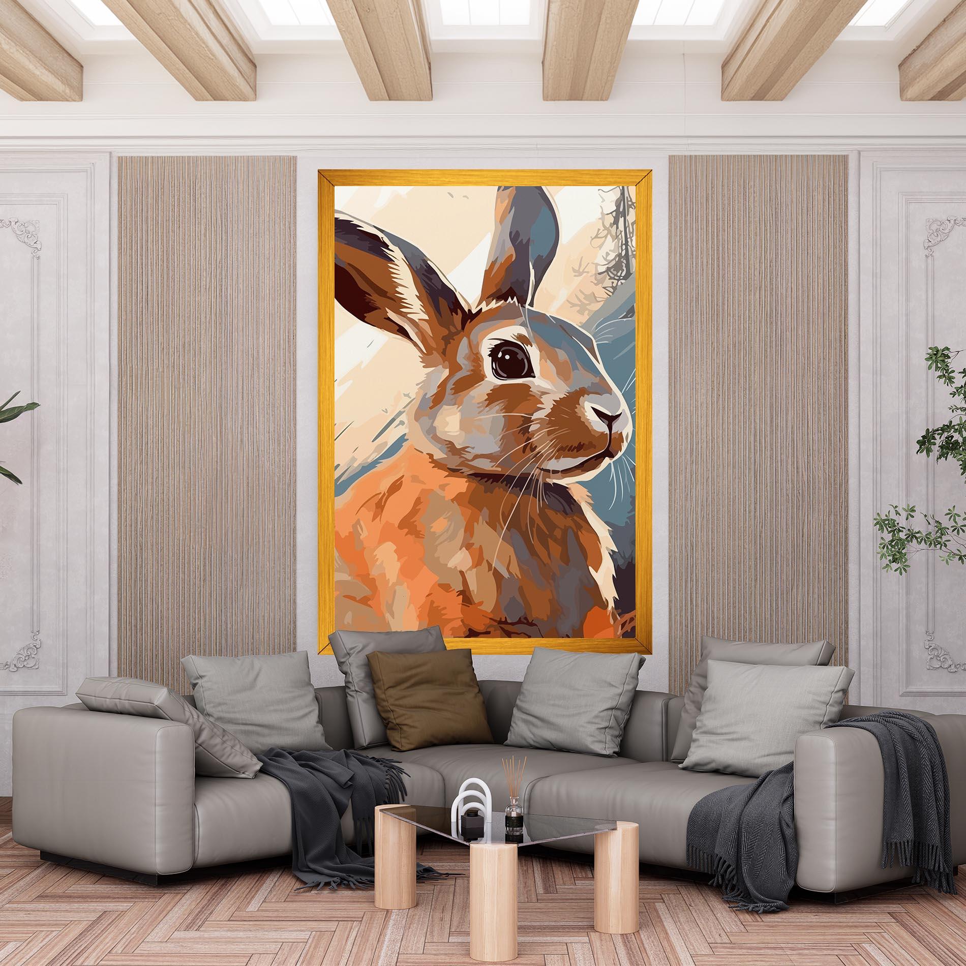 Tablou Canvas Anime Rabbit mockup 6