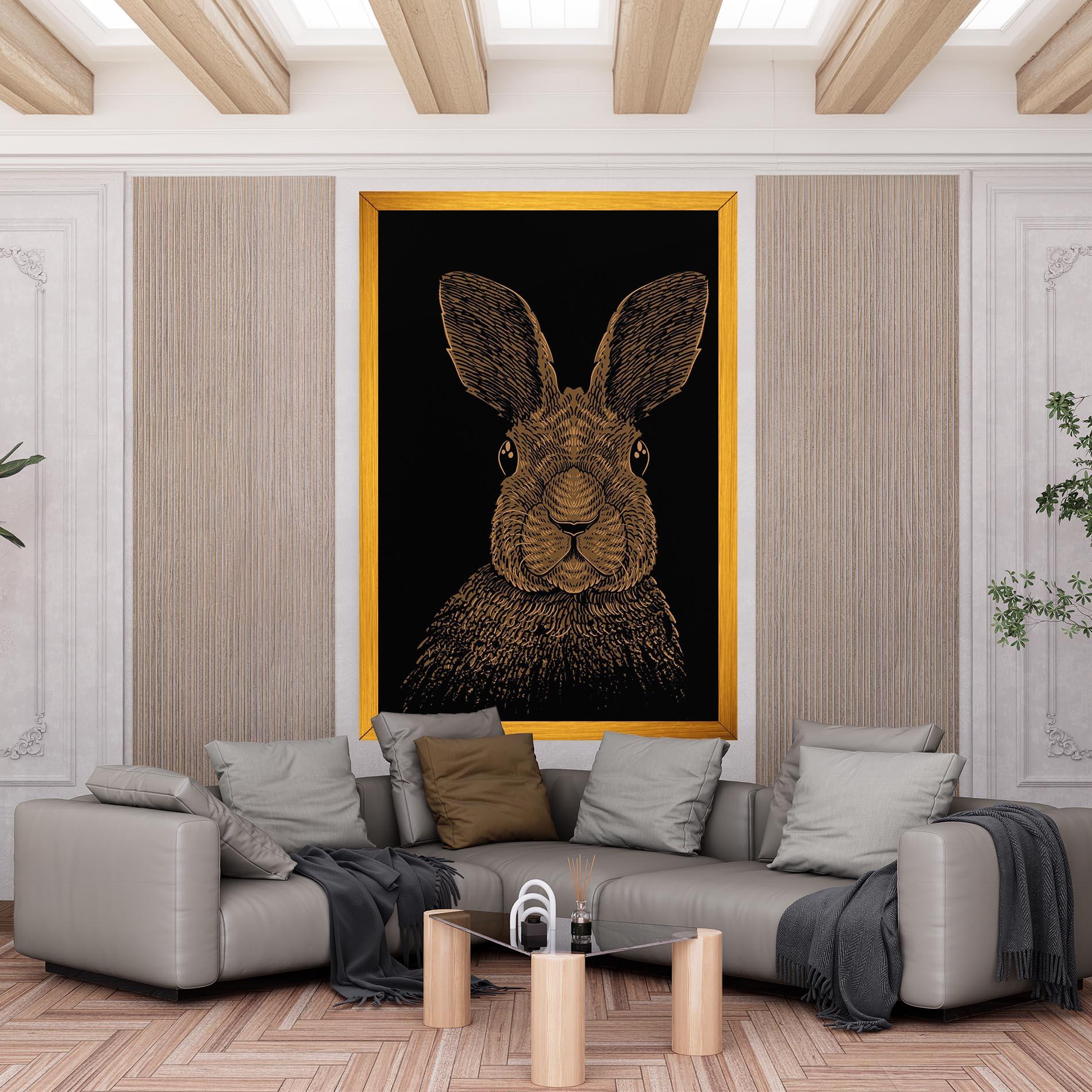 Tablou Canvas Brown Bunny mockup 6