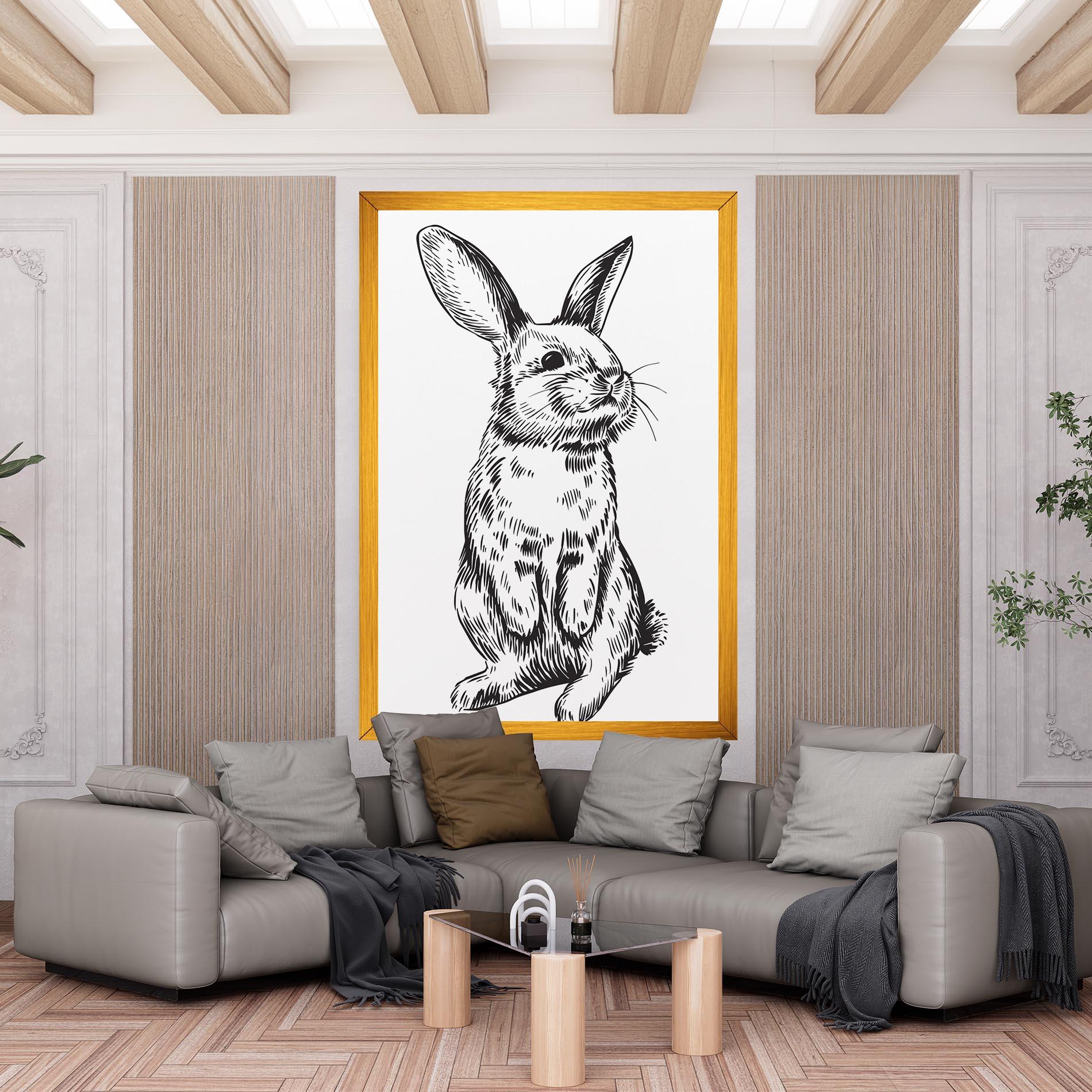 Tablou Canvas Cute Bunny mockup 6