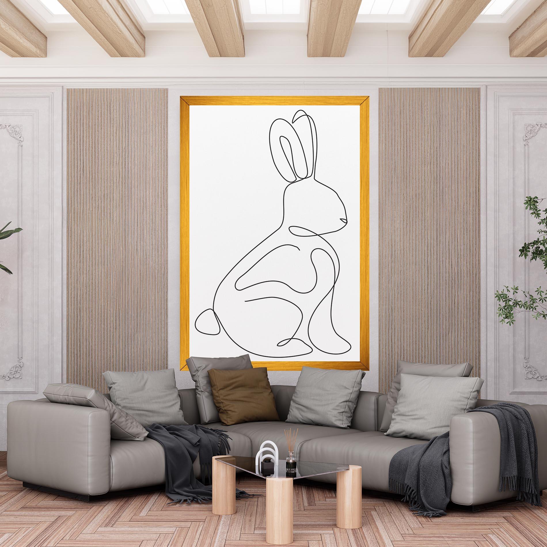 Tablou Canvas Cute Rabbit mockup 6