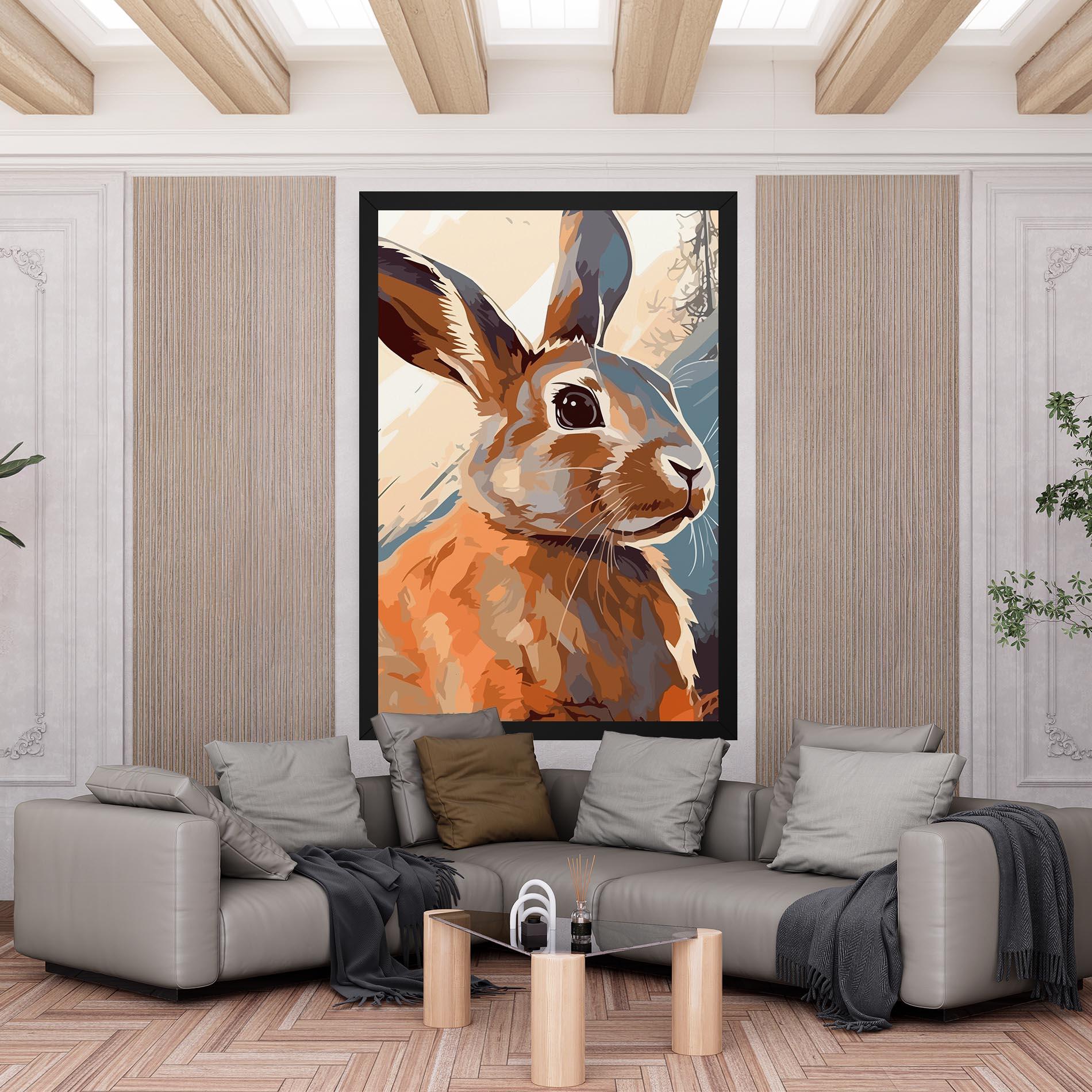 Tablou Canvas Anime Rabbit mockup 6