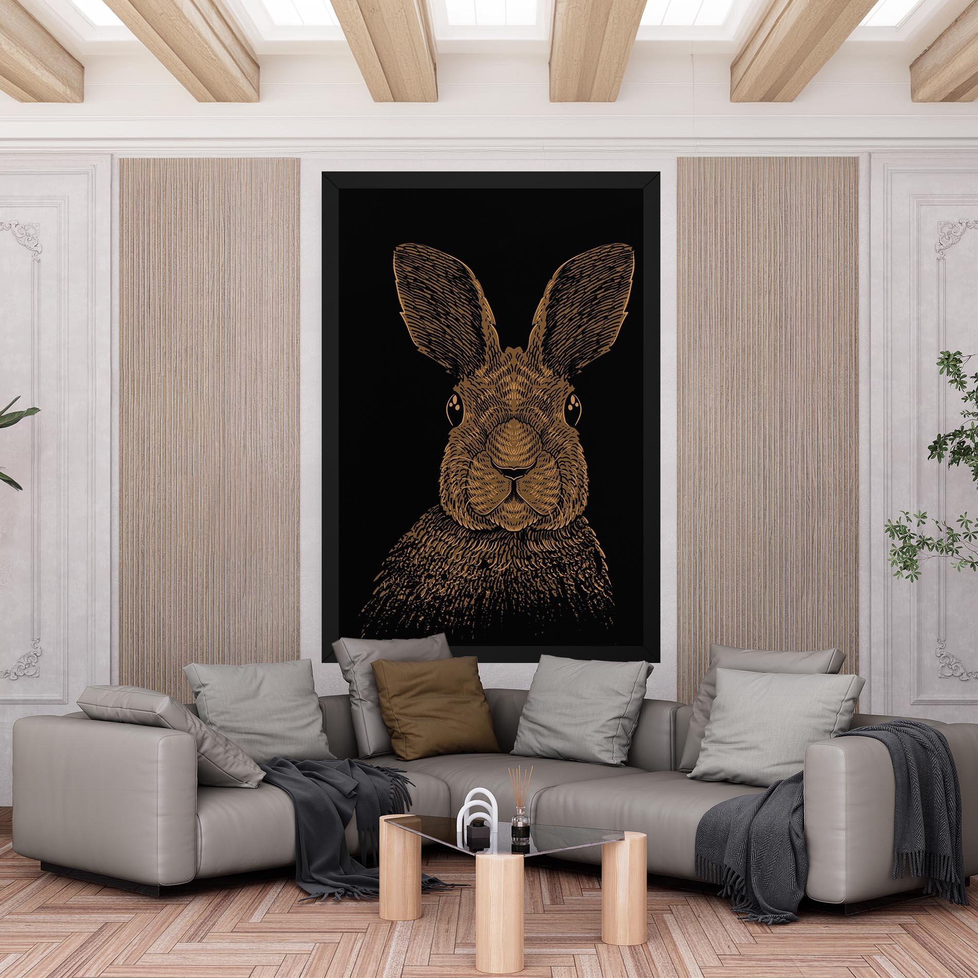 Tablou Canvas Brown Bunny mockup 6