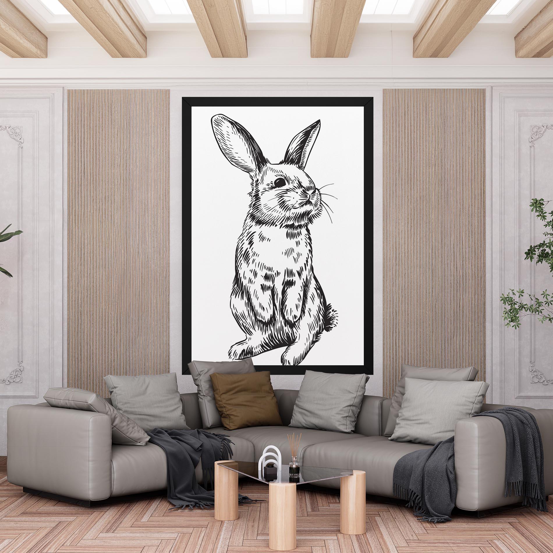 Tablou Canvas Cute Bunny mockup 6