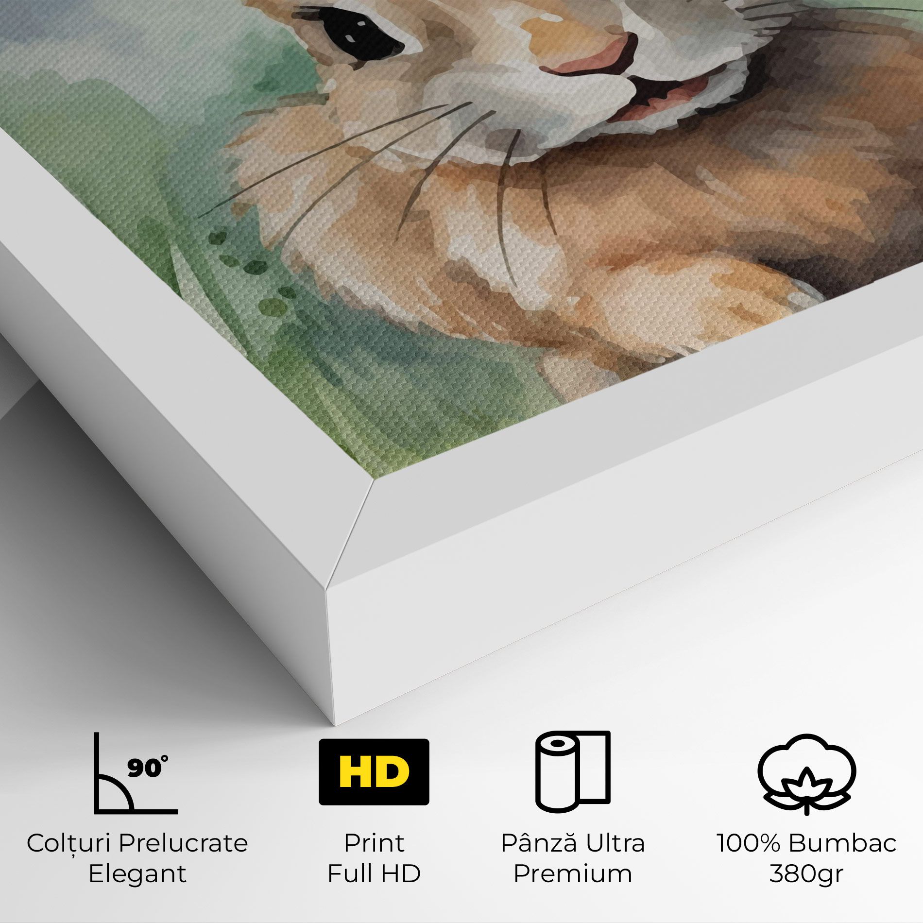 Brown Cream Bunny mockup 4