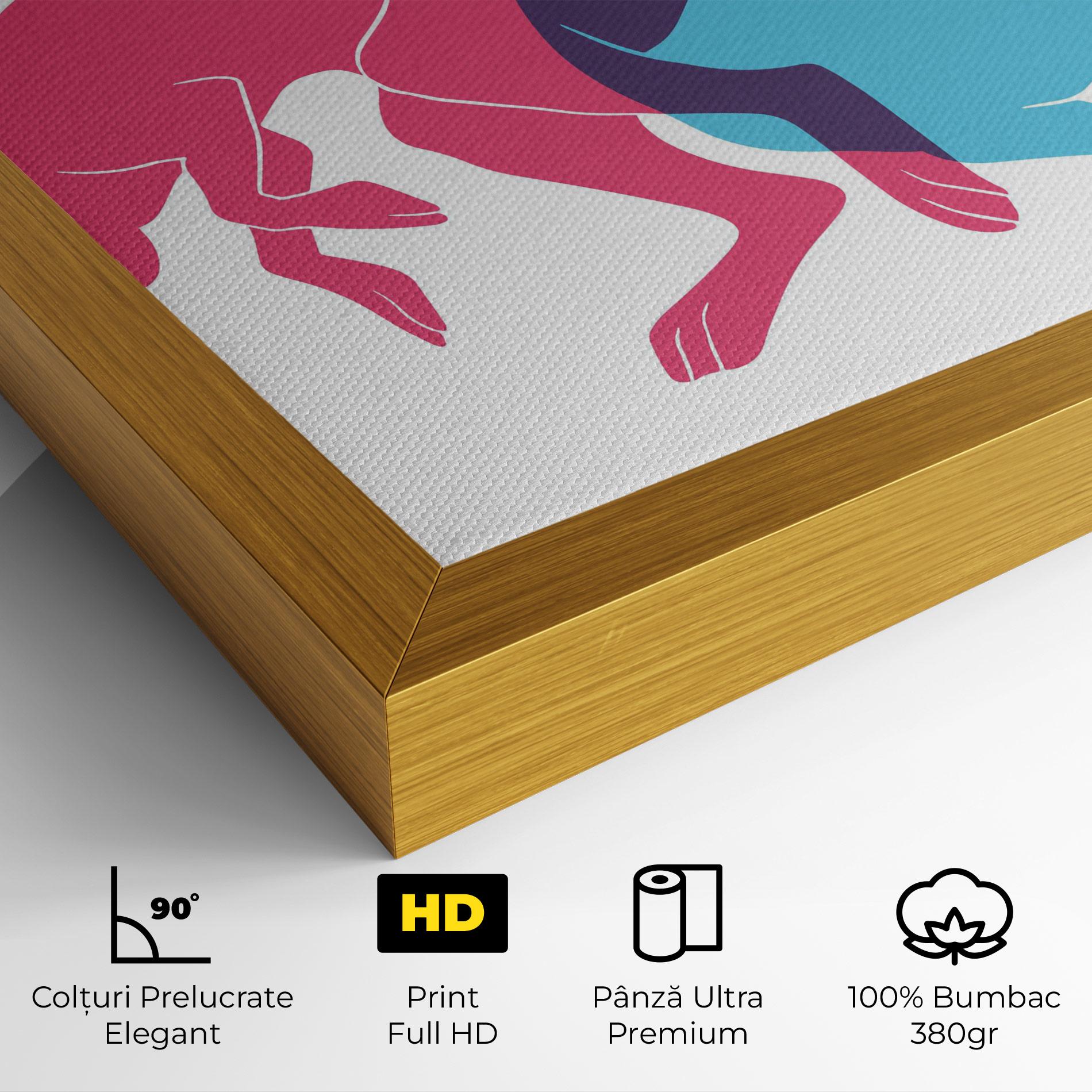 Tablou Canvas Rabbits Riso mockup 4