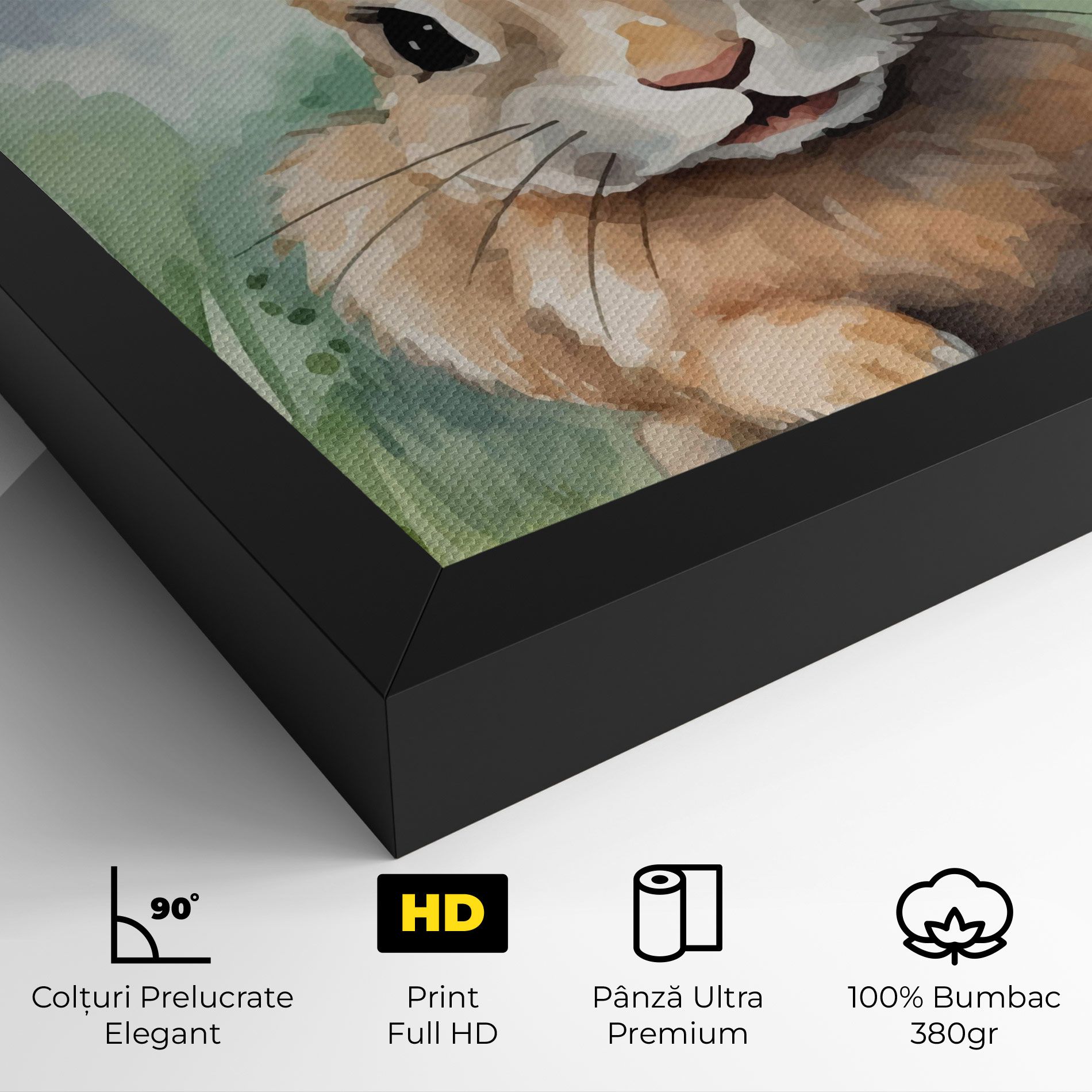 Brown Cream Bunny mockup 4