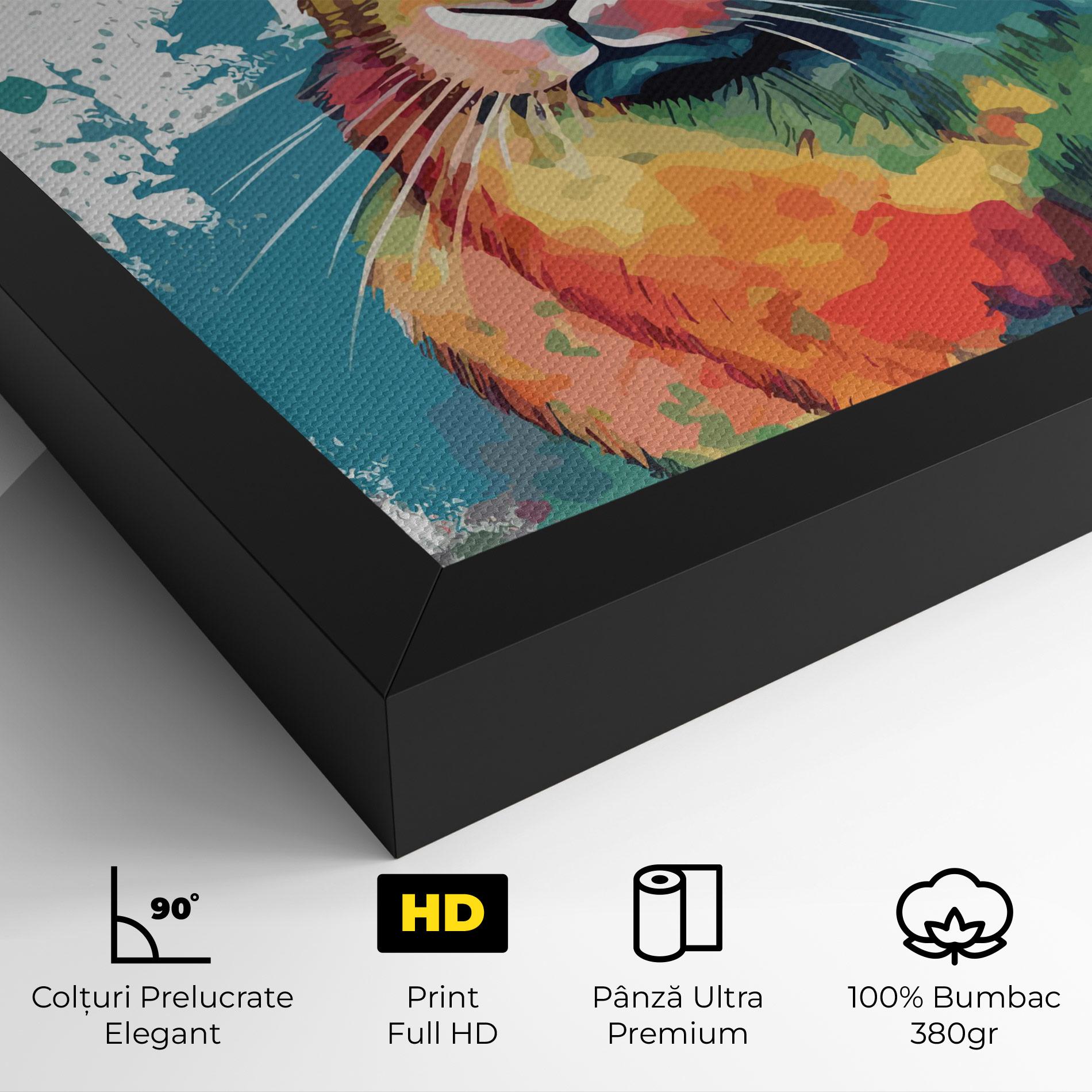 Tablou Canvas Brush Rabbit mockup 4