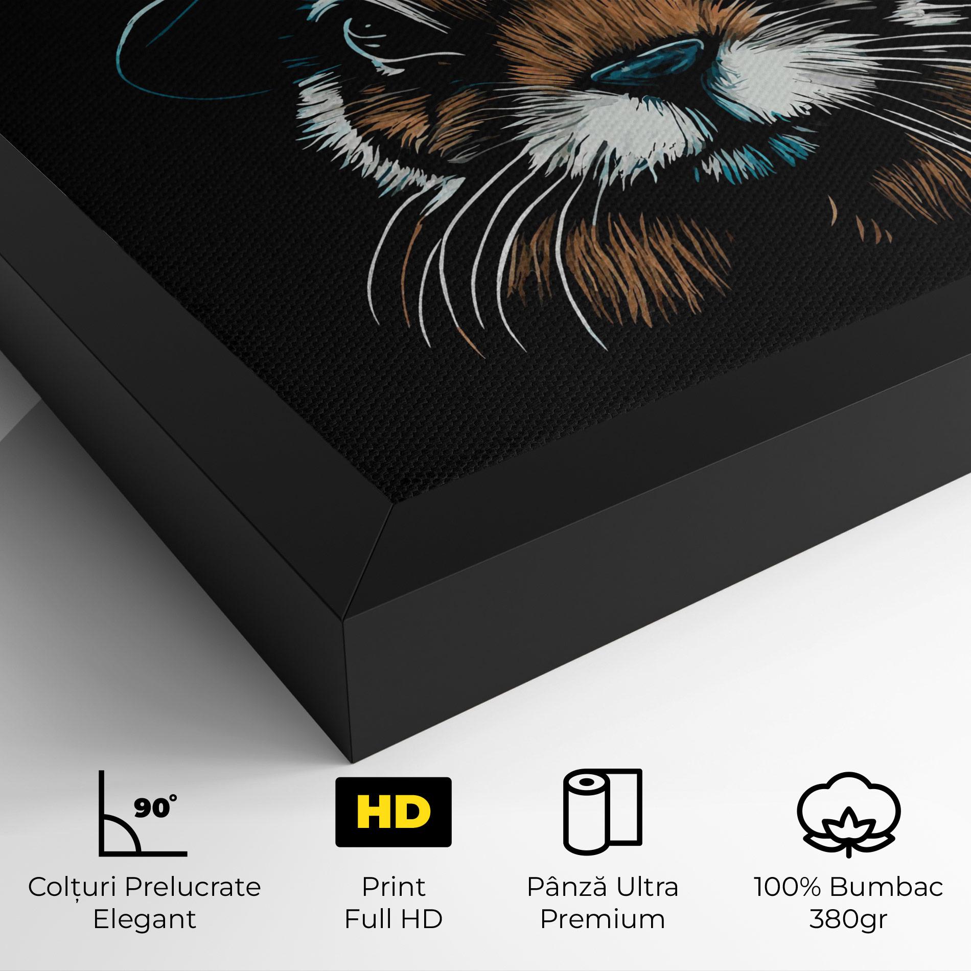Tablou Canvas Hat Bunny mockup 4