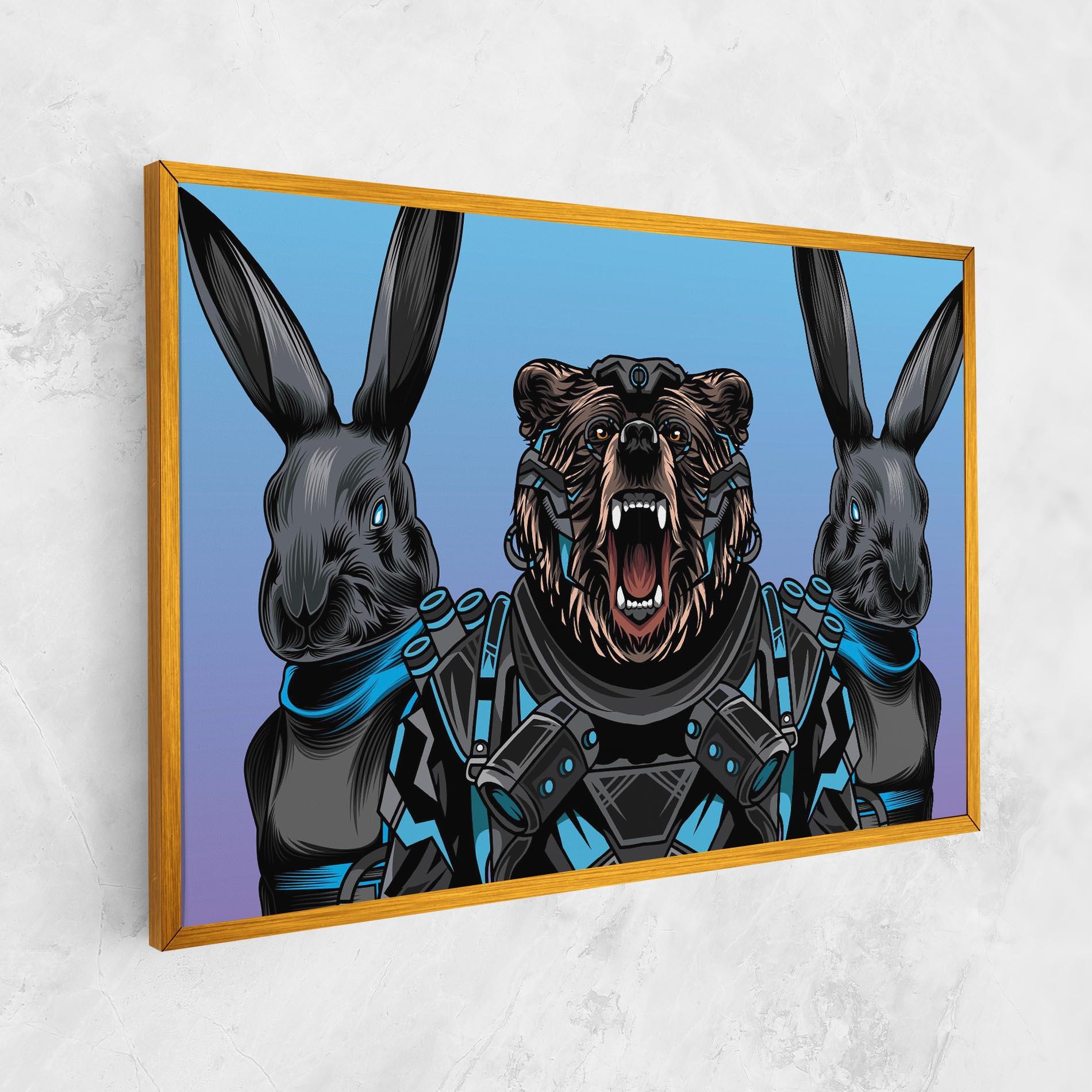 Tablou Canvas Bunny Bear mockup 1