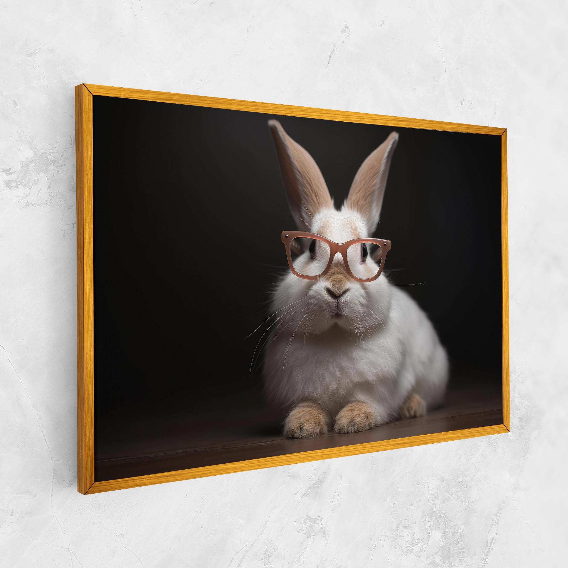 Tablou Canvas Eyeglasses Bunny mockup 1