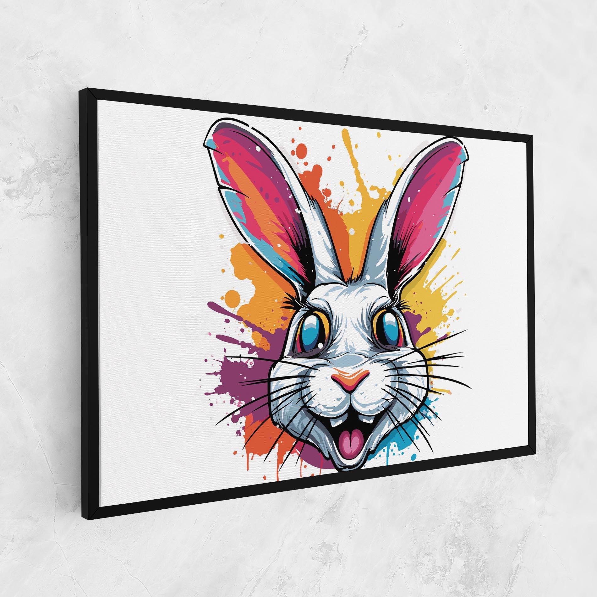 Tablou Canvas Crazy Bunny mockup 1