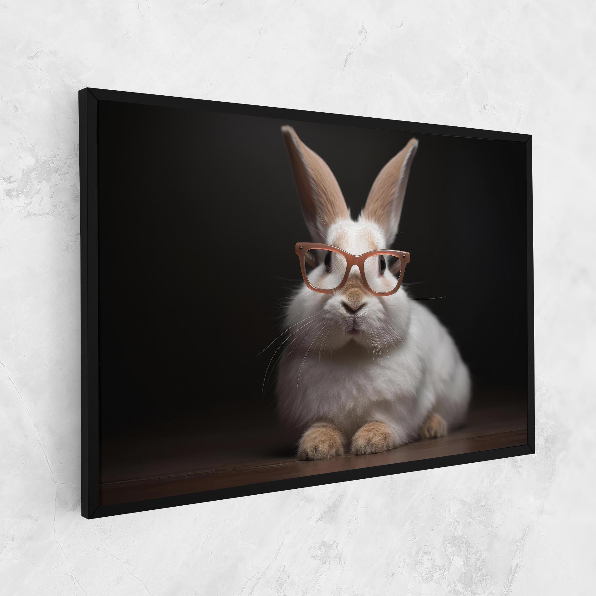 Tablou Canvas Eyeglasses Bunny mockup 1